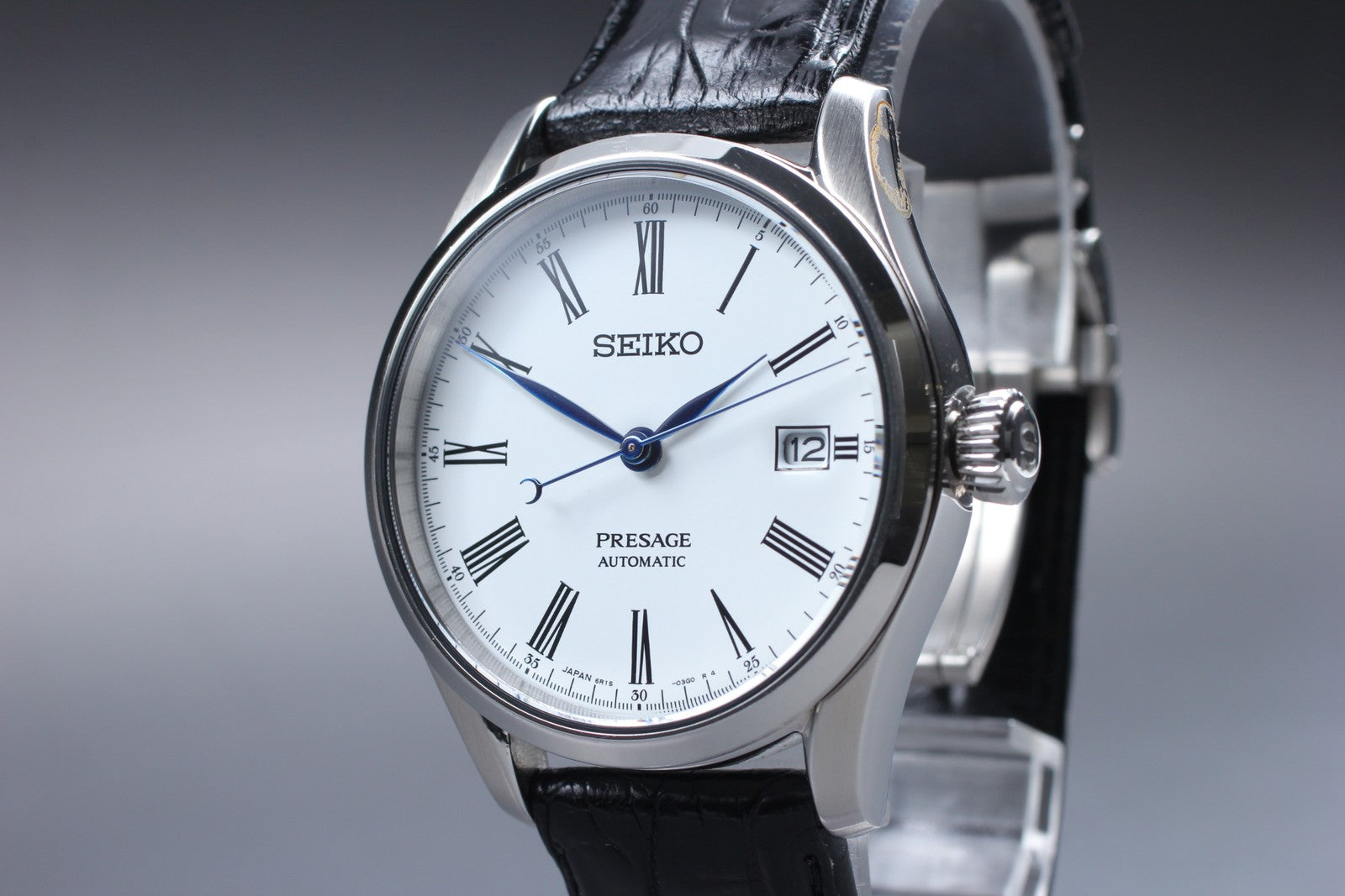 Exc+5*Box SEIKO Seiko Presage 6R15-03V0 White Automatic Men's Watch 40mm JAPAN