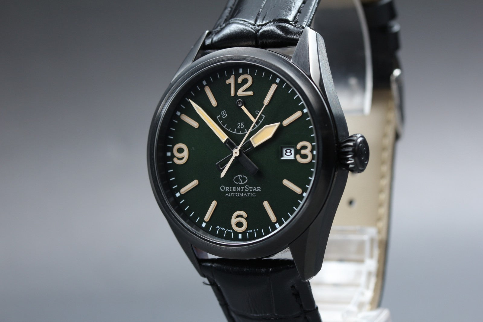 ORIENT STAR F6N4-UAH0 Green Dial Date Automatic Men's Watch 41mm N MINT*Box