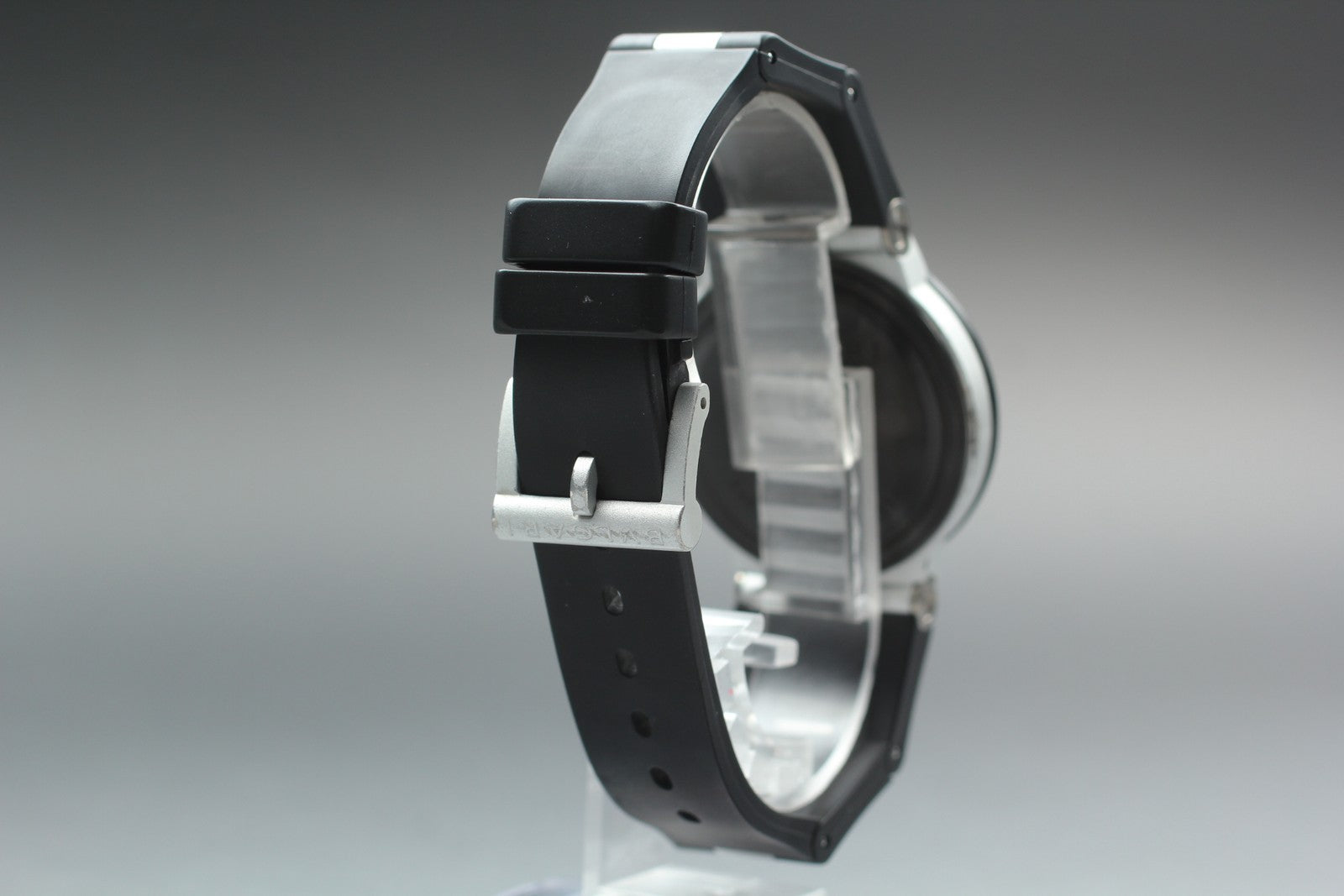 overhauled BVLGARI Aluminum AL38TA Black Men's Automatic Watch 38mm JAPAN Box