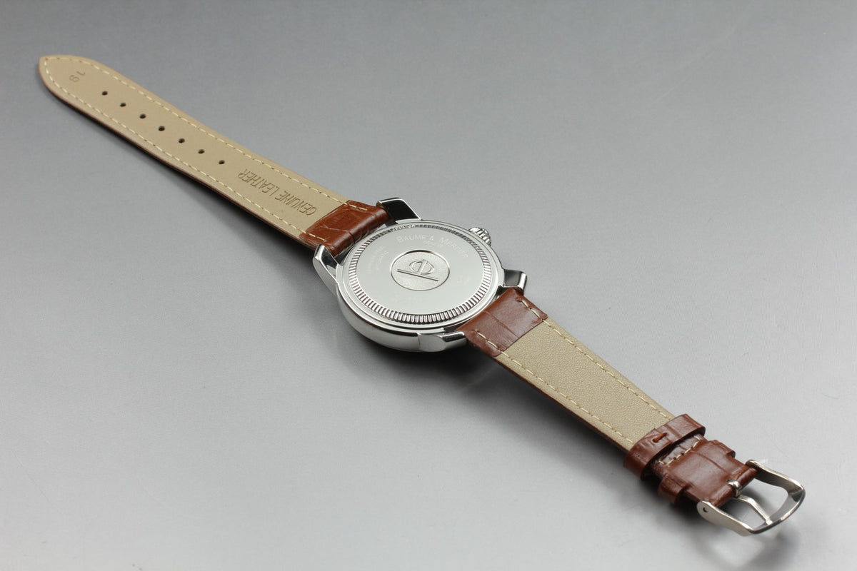 BAUME&MERCIER Capeland MV045221 Automatic White Date Men's Watch 39mm JAPAN