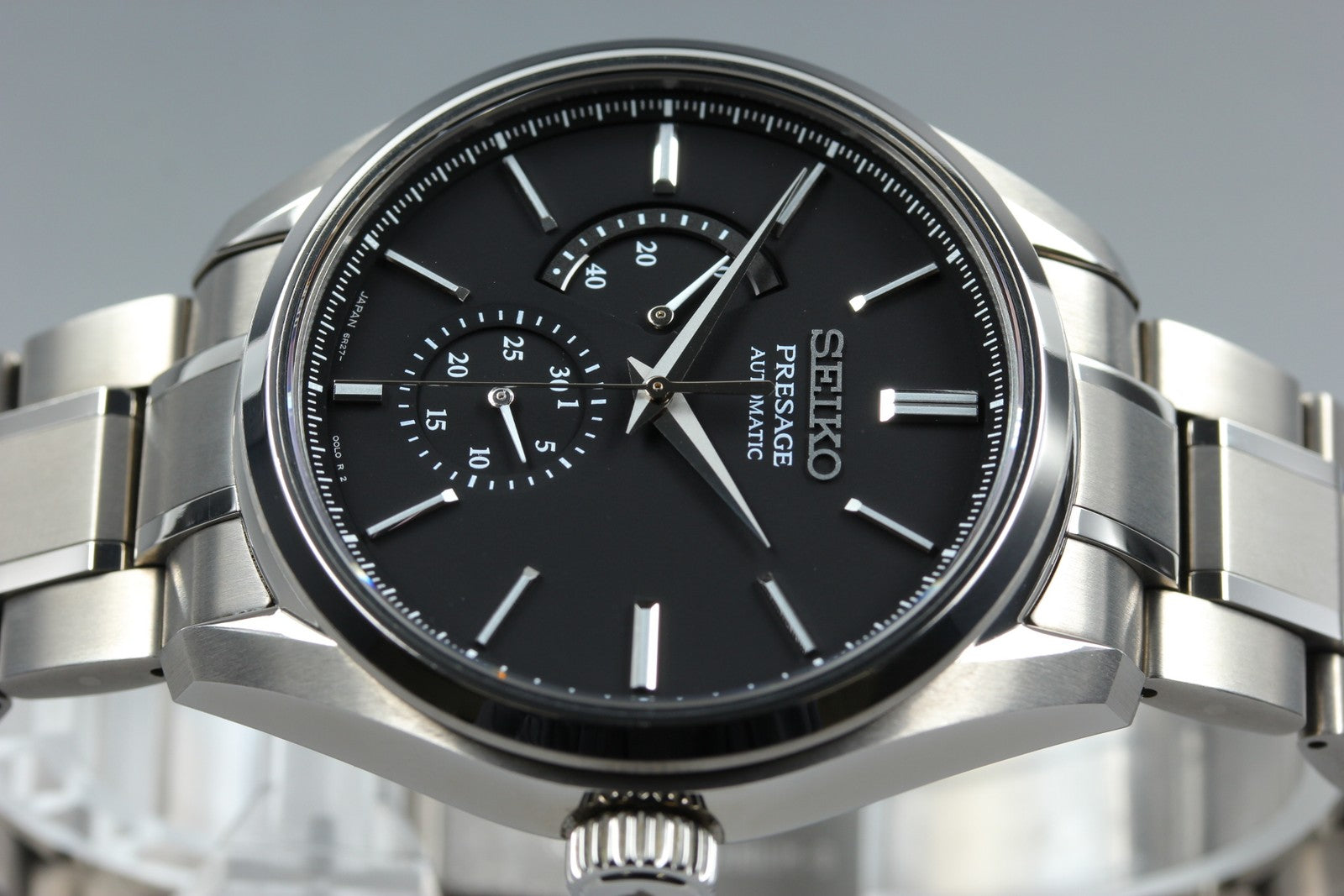 SEIKO Presage 6R27-00H0 SARW041 Black Automatic Date Men's Watch 40mm JAPAN