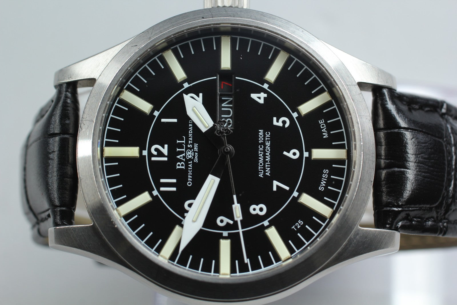 Ball Engineer Master II Aviator NM1086C Automatic Black Men's Watch 44mm JAPAN