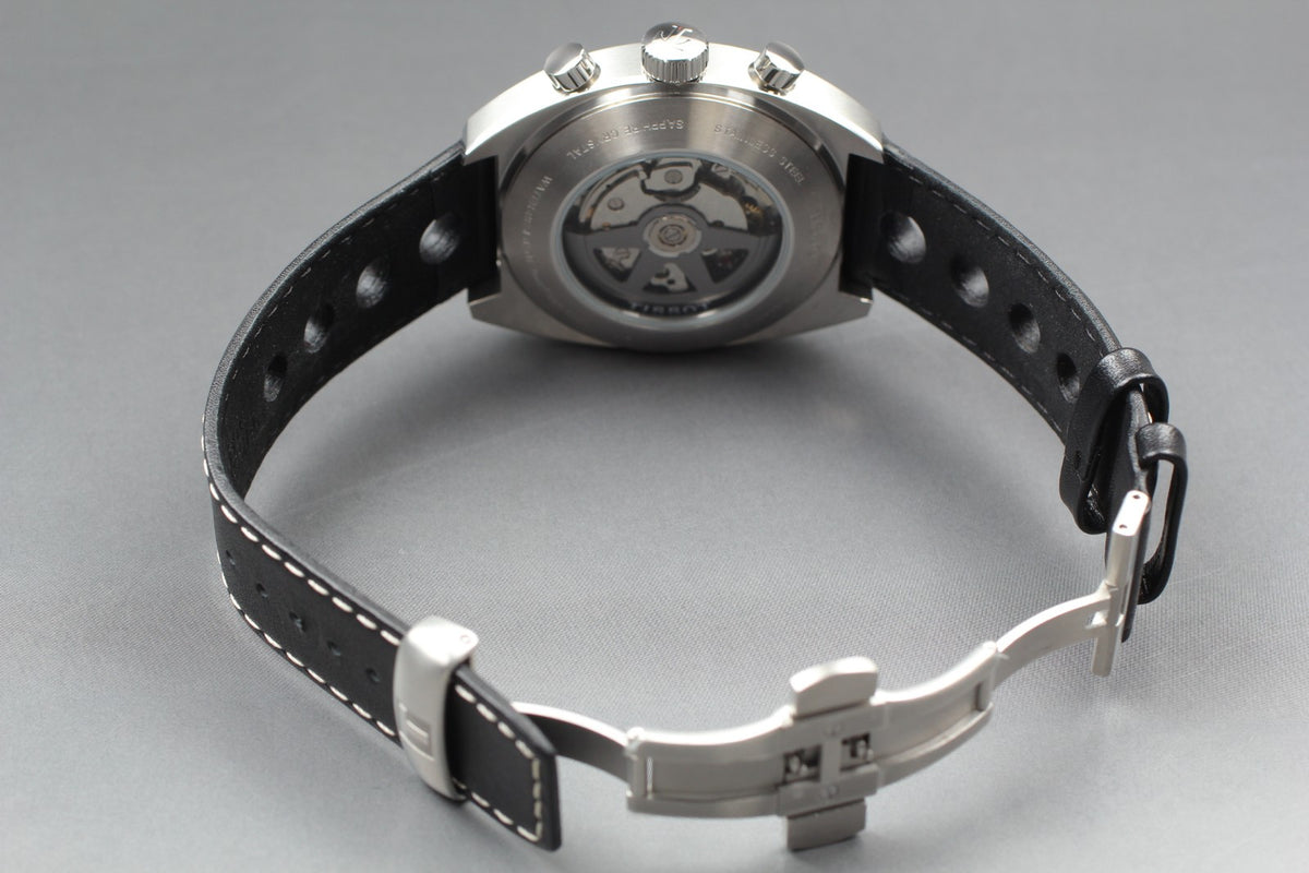 TISSOT Heritage T124427A Black Automatic Chronograph Men's Watch 43mm JAPAN Box