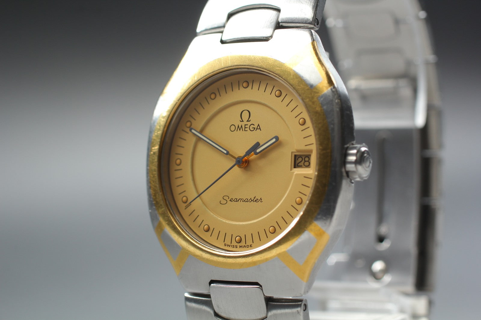 Vintage OMEGA Seamaster Polaris 396.1022 Cal.1441 31mm Quartz Men's Watch