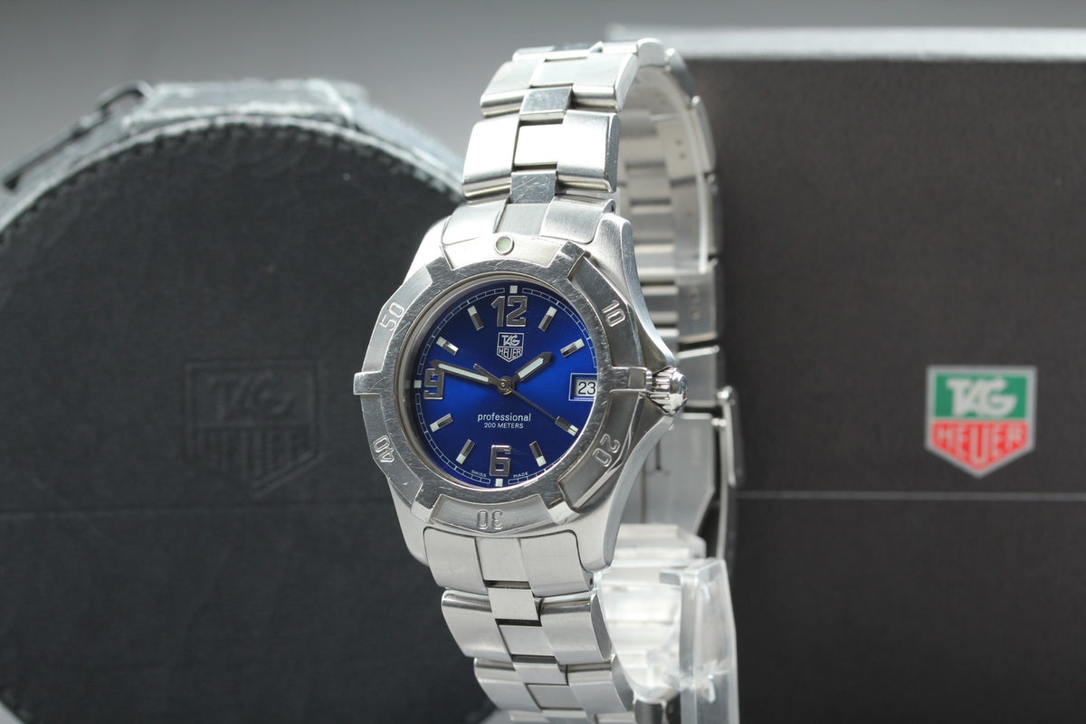 New Batt TAG HEUER Exclusive 2000 WN1112 Quartz Blue Dial Watch 39mm JAPAN Box