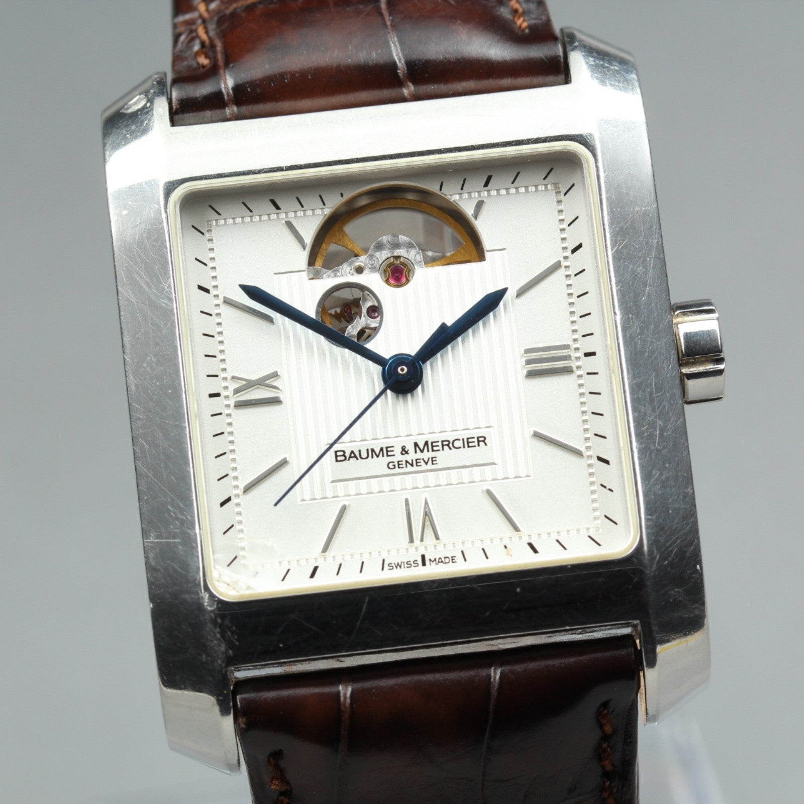 BAUME&MERCIER Hampton 65577 Automatic White Dial Men's Watch 34mm JAPAN
