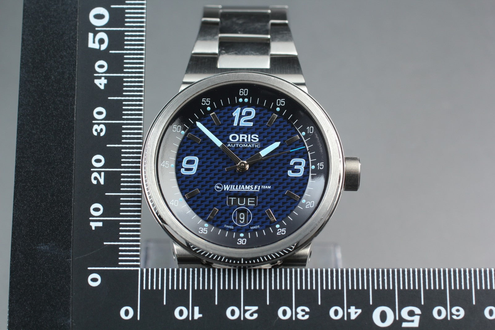 ORIS Williams F1 Team Day Date 7560 Automatic Blue Dial Automatic Men's Watch