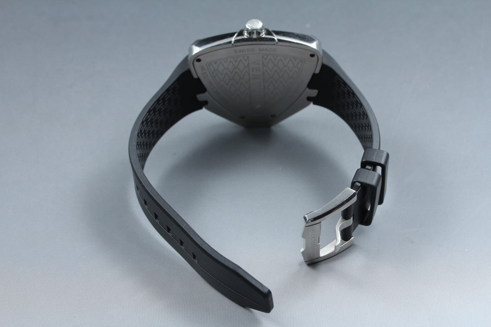 Hamilton Ventura Elvis80 H245510 Quartz Date Men's Black Watch 41mm JP Exc+5*Box