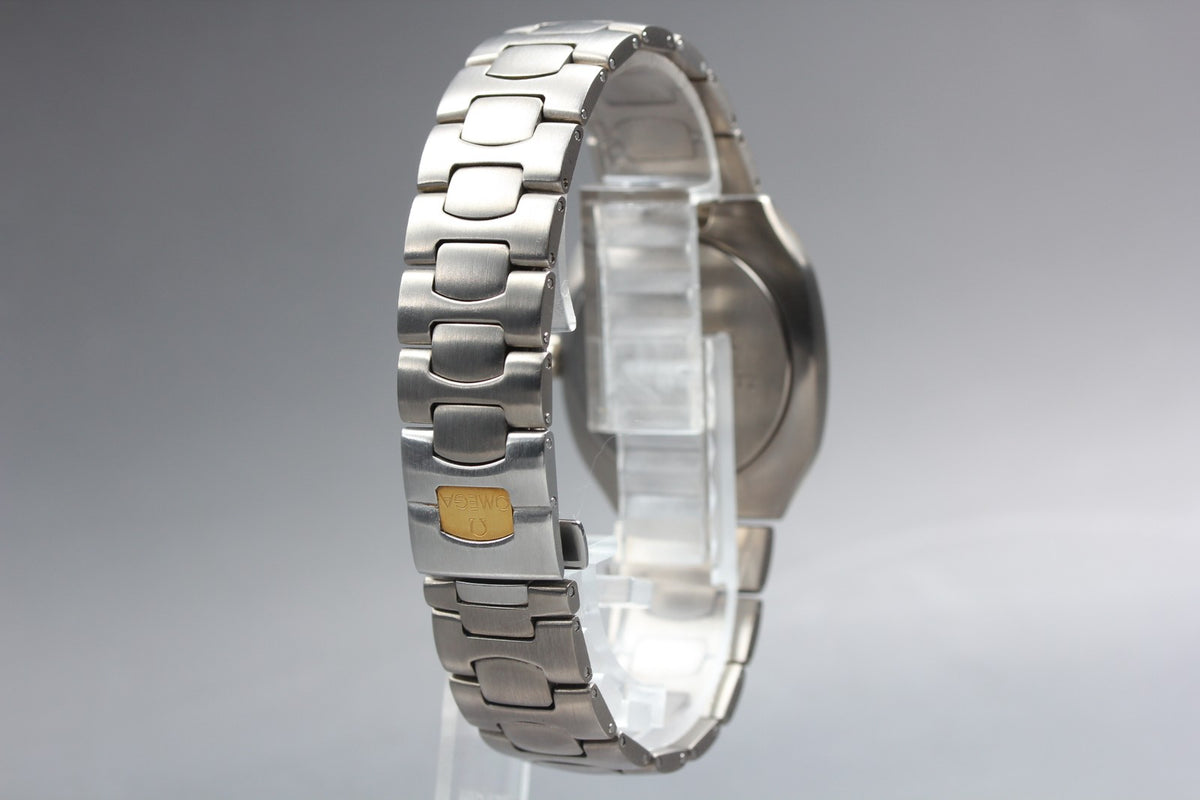 OMEGA Seamaster Polaris 396.1022 Cal.1438 Date 30mm Men's Quartz Watch JAPAN