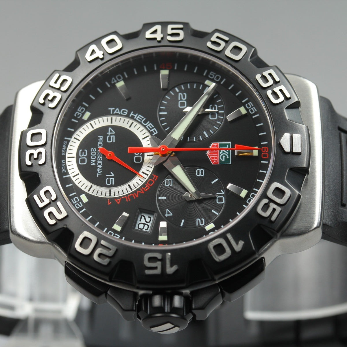 New Batt TAG HEUER Formula 1 CAH1110 Quartz Chronograph Men's Watch 41mm JAPAN