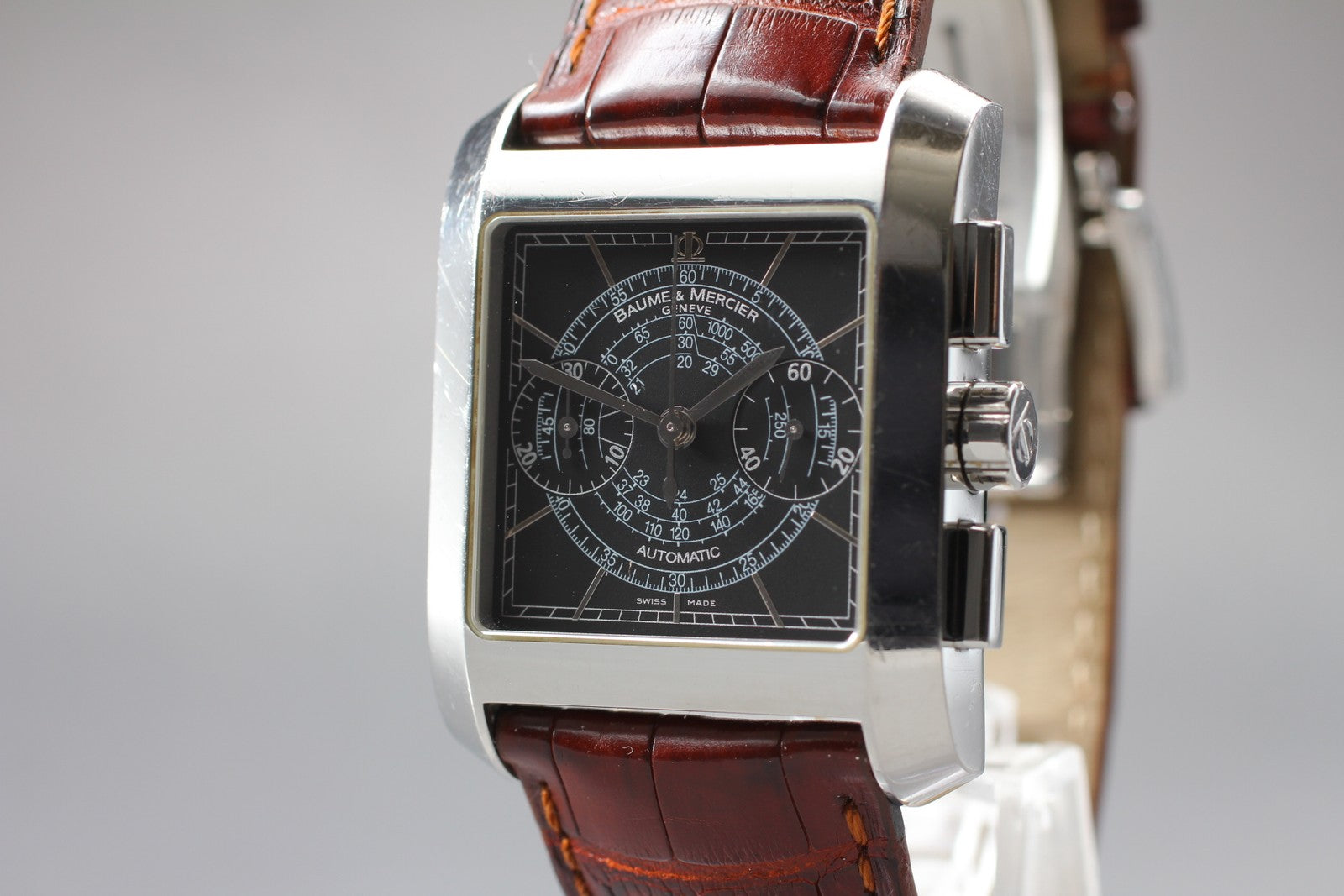 BAUME&MERCIER Hampton 65530 Automatic Black Dial Men's Watch 34mm JAPAN Box