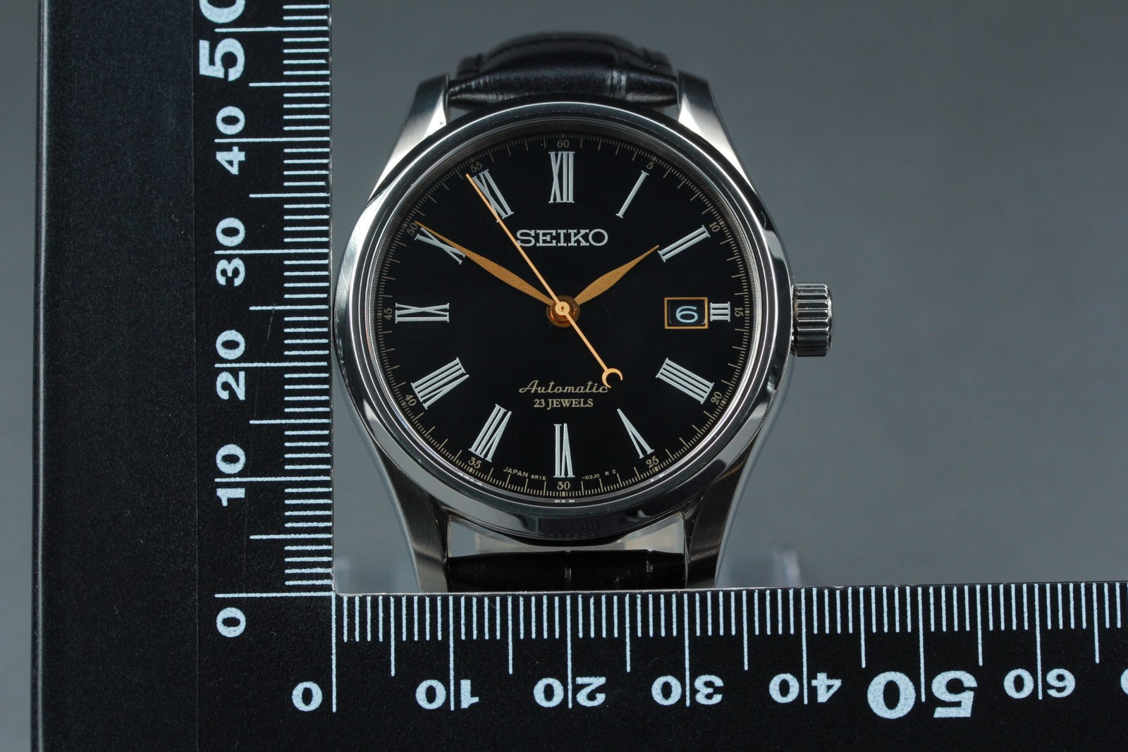 SEIKO 6R15-03E0 SARX029 Presage Black Dial Automatic Date Men's Watch 40mm Exc+5
