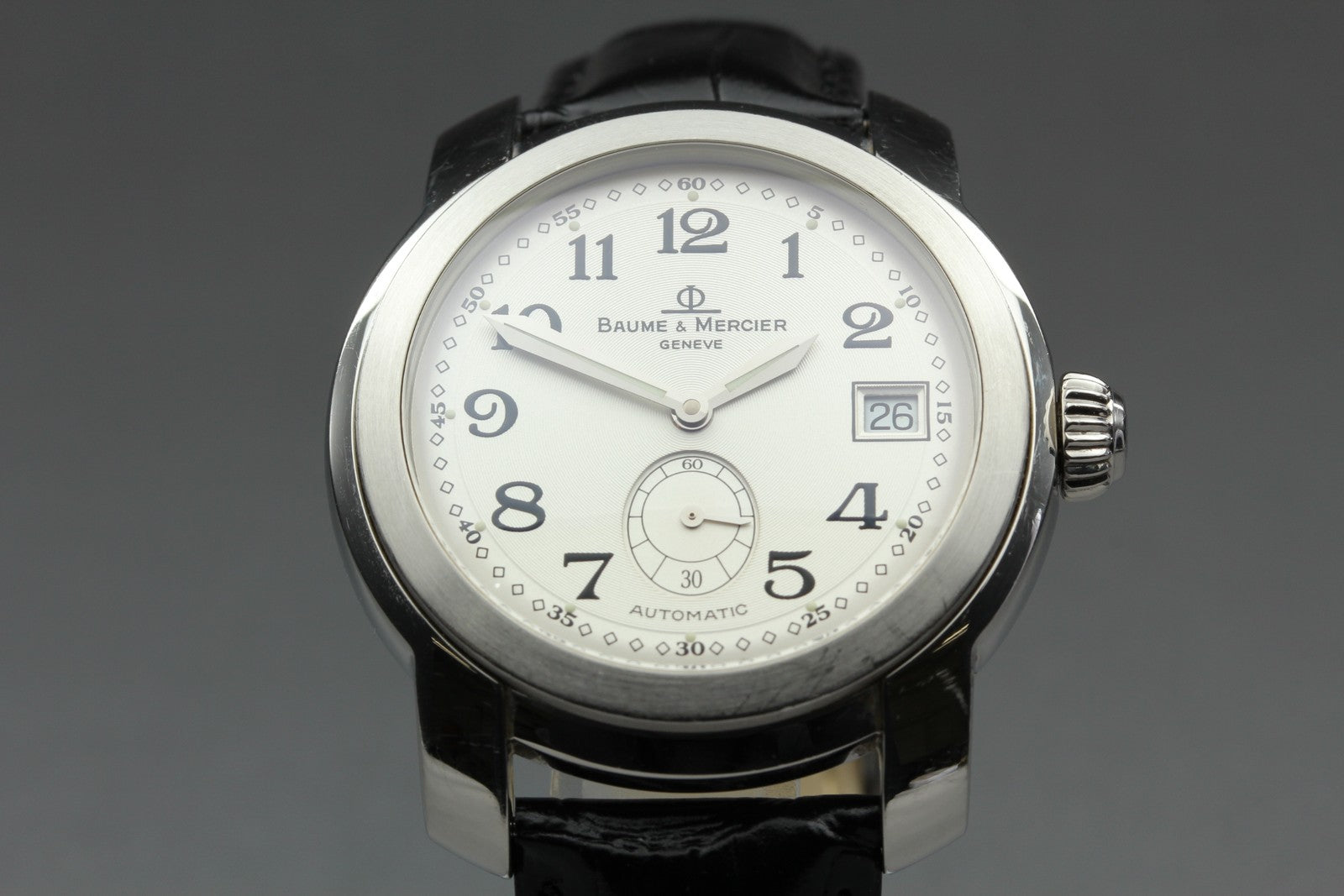 BAUME&MERCIER Capeland MV045221 Automatic Silver Date Men's Watch 37mm JAPAN