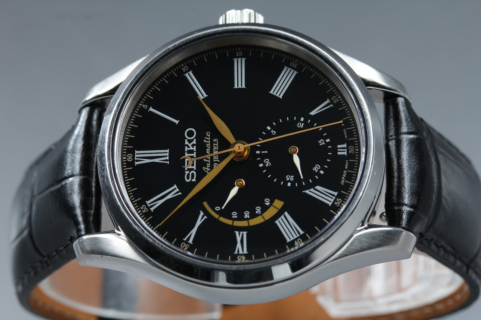 SEIKO Presage 6R27-00G0 SARW013 Black Dial 40mm Men's Automatic Watch JAPAN