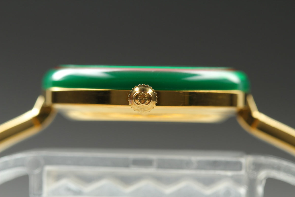 New Batt GUCCI Change Bezel 11/12.2 12Color Quartz Women's Watch w/Box JAPAN