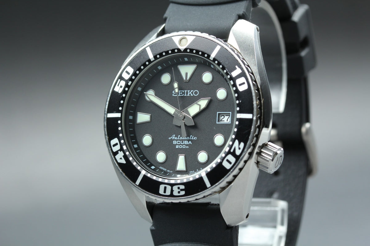 SEIKO Prospex 6R15-00G0 Black Automatic Date Men's Watch 45mm JAPAN