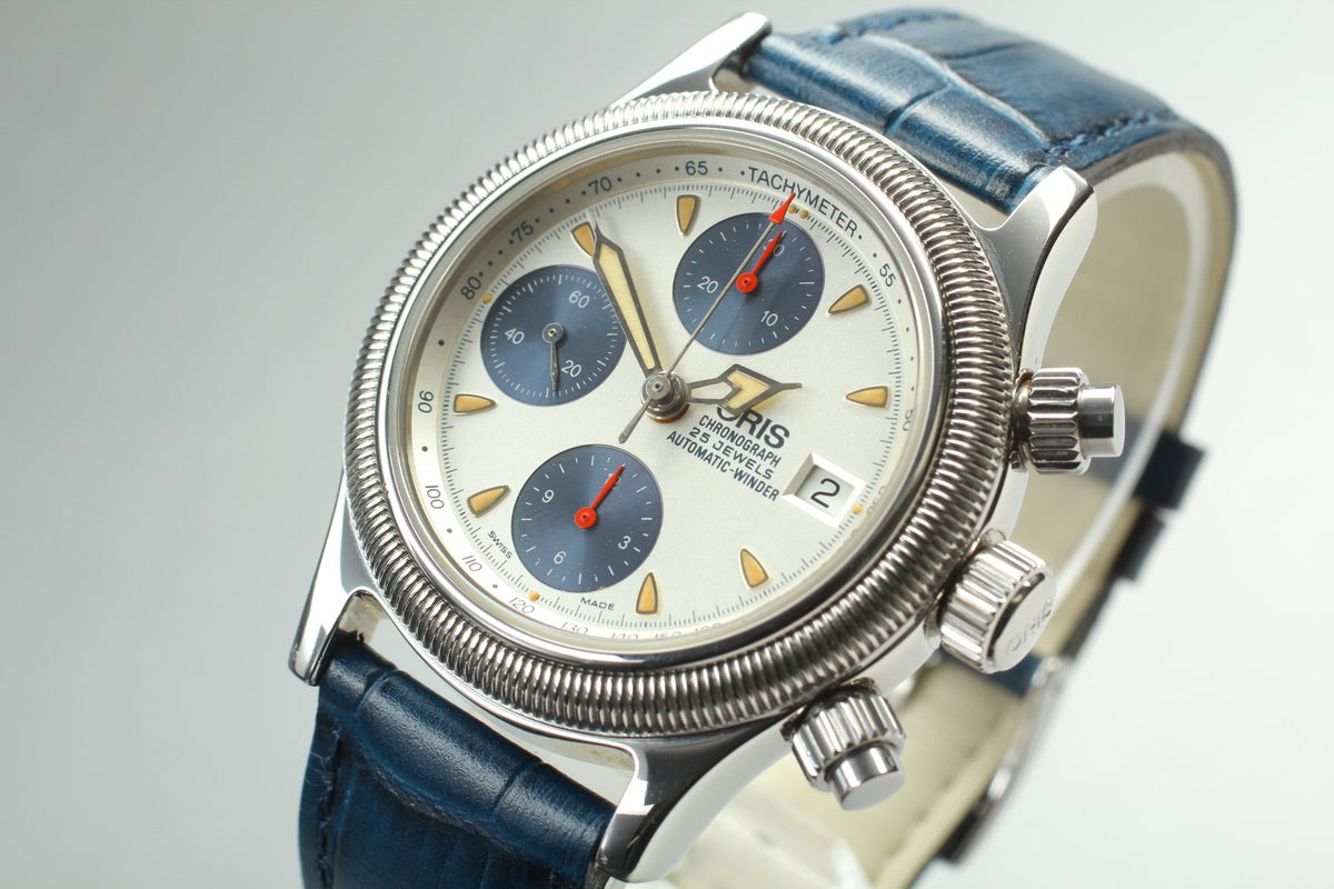 Rare Vintage ORIS Big Crown 7480 Chronograph Automatic Men's Watch 39mm JAPAN