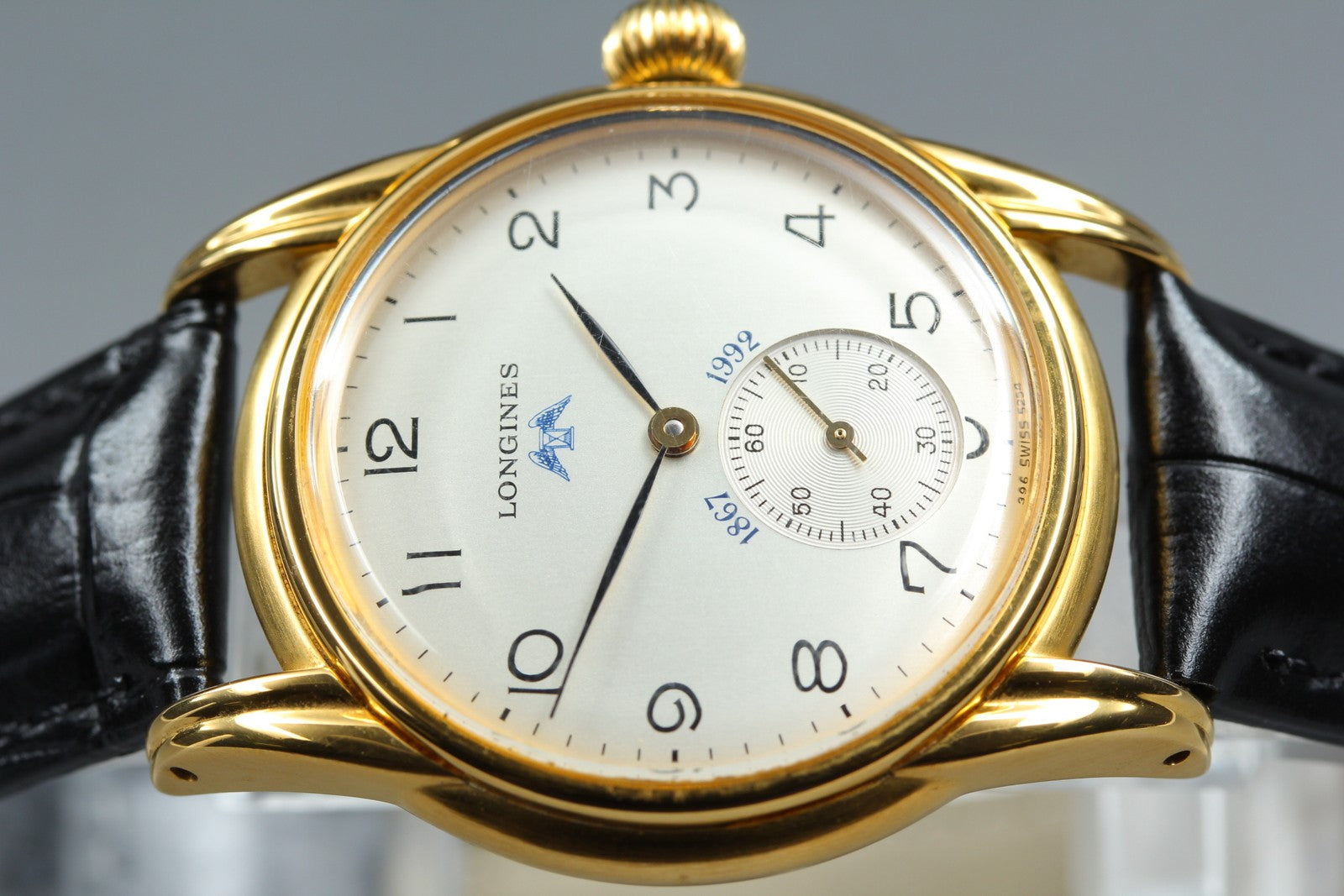Vintage LONGINES Longines 125th Anniversary 5254 Manual Men's Watch 33mm JAPAN