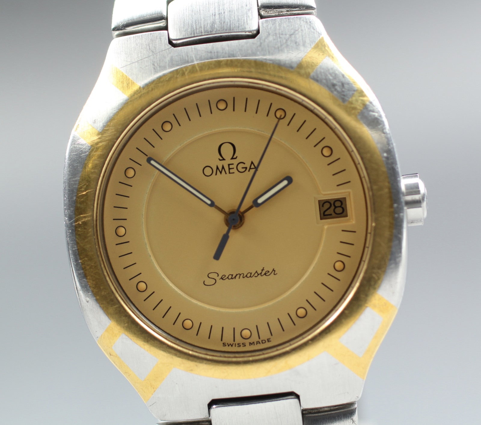 Vintage OMEGA Seamaster Polaris 396.1022 Cal.1441 31mm Quartz Men's Watch