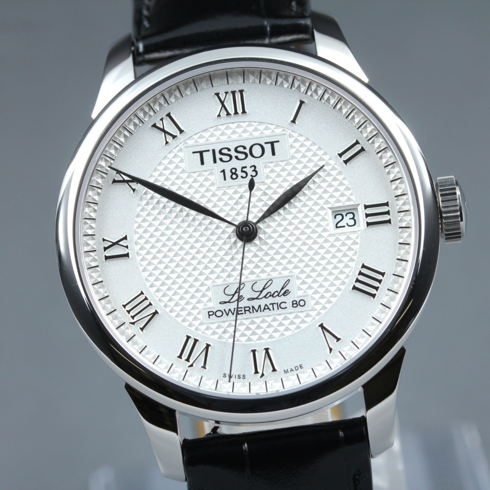 TISSOT Le Locle Powermatic 80 T006407B Automatic Date Men's Watch 39mm JAPAN Box
