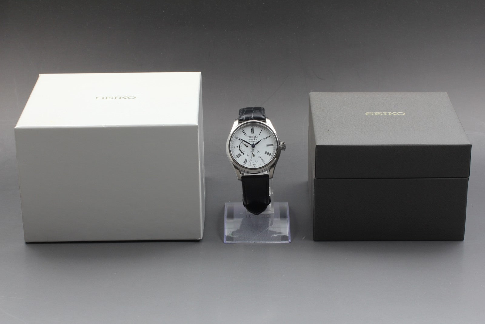 Near MINT Box SEIKO Presage SARW035 6R27-00L0 Automatic White Men's Watch JAPAN