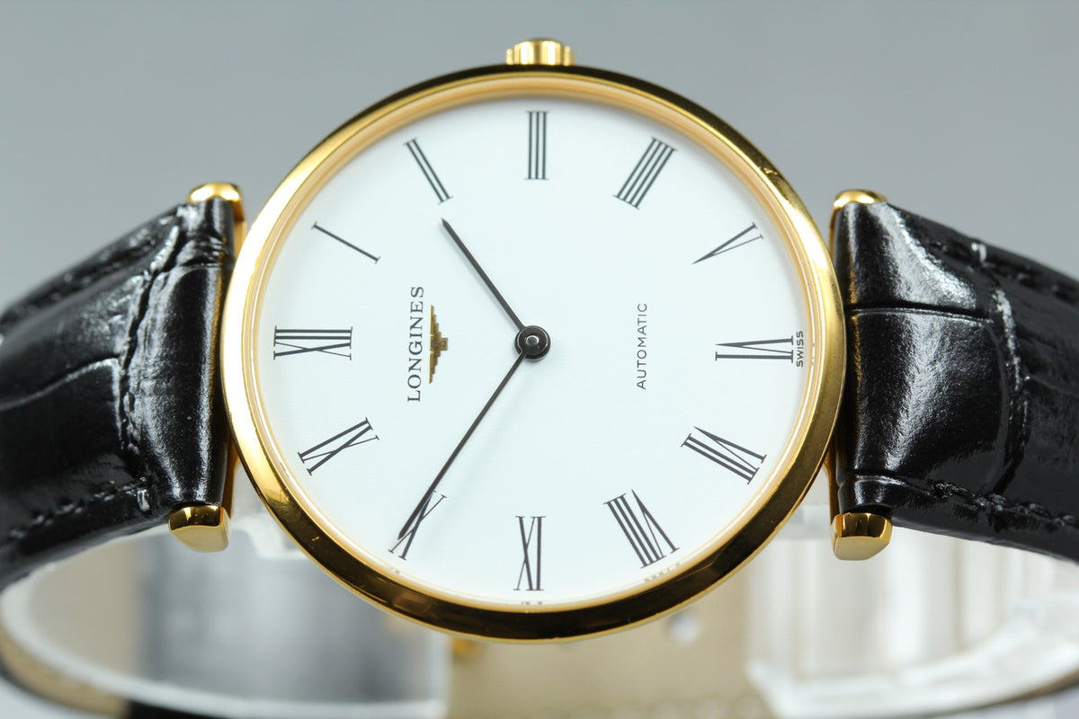 LONGINES La Grande Classique L4.708.2 Automatic White Men's Watch 34mm JAPAN