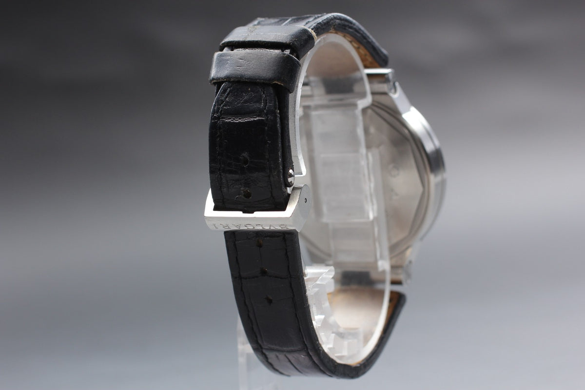 BVLGARI Diagono Tachymetric Chronograph CH40STA Automatic Men's Watch 40mm JAPAN