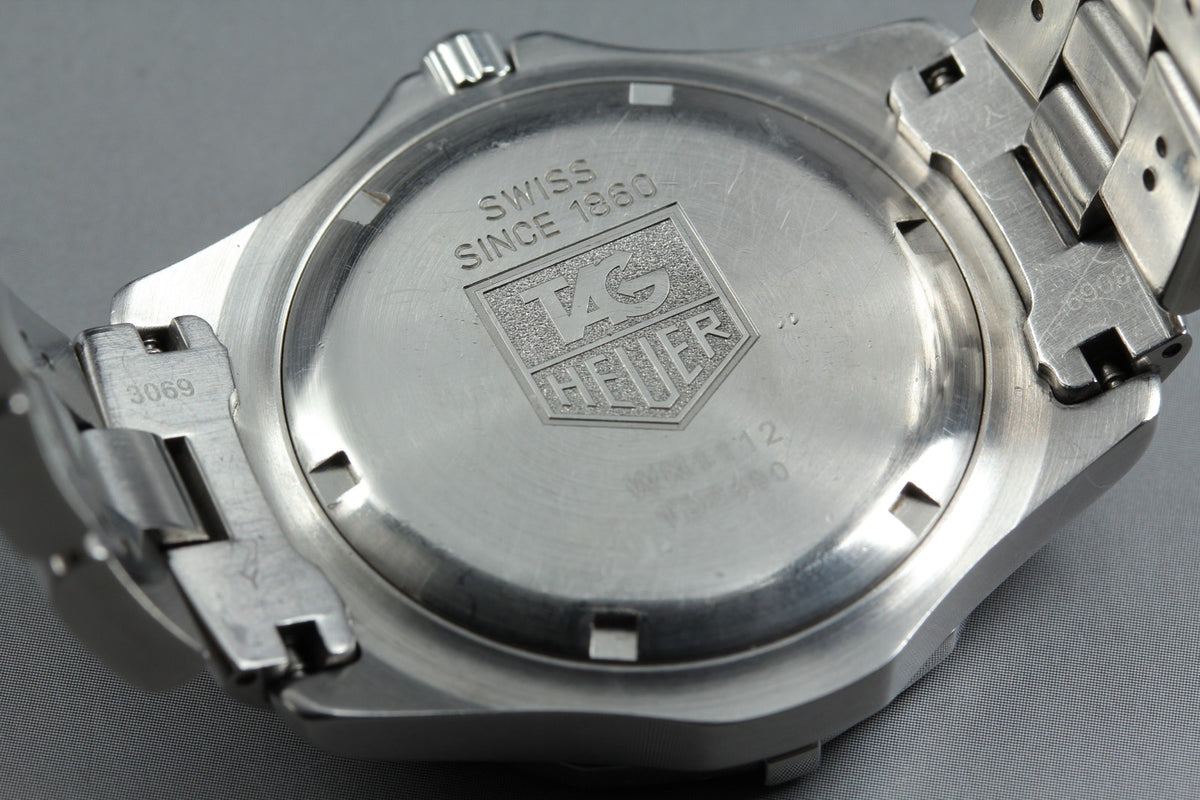 New Batt TAG HEUER Exclusive 2000 WN1112 Quartz Blue Dial Watch 39mm JAPAN Box
