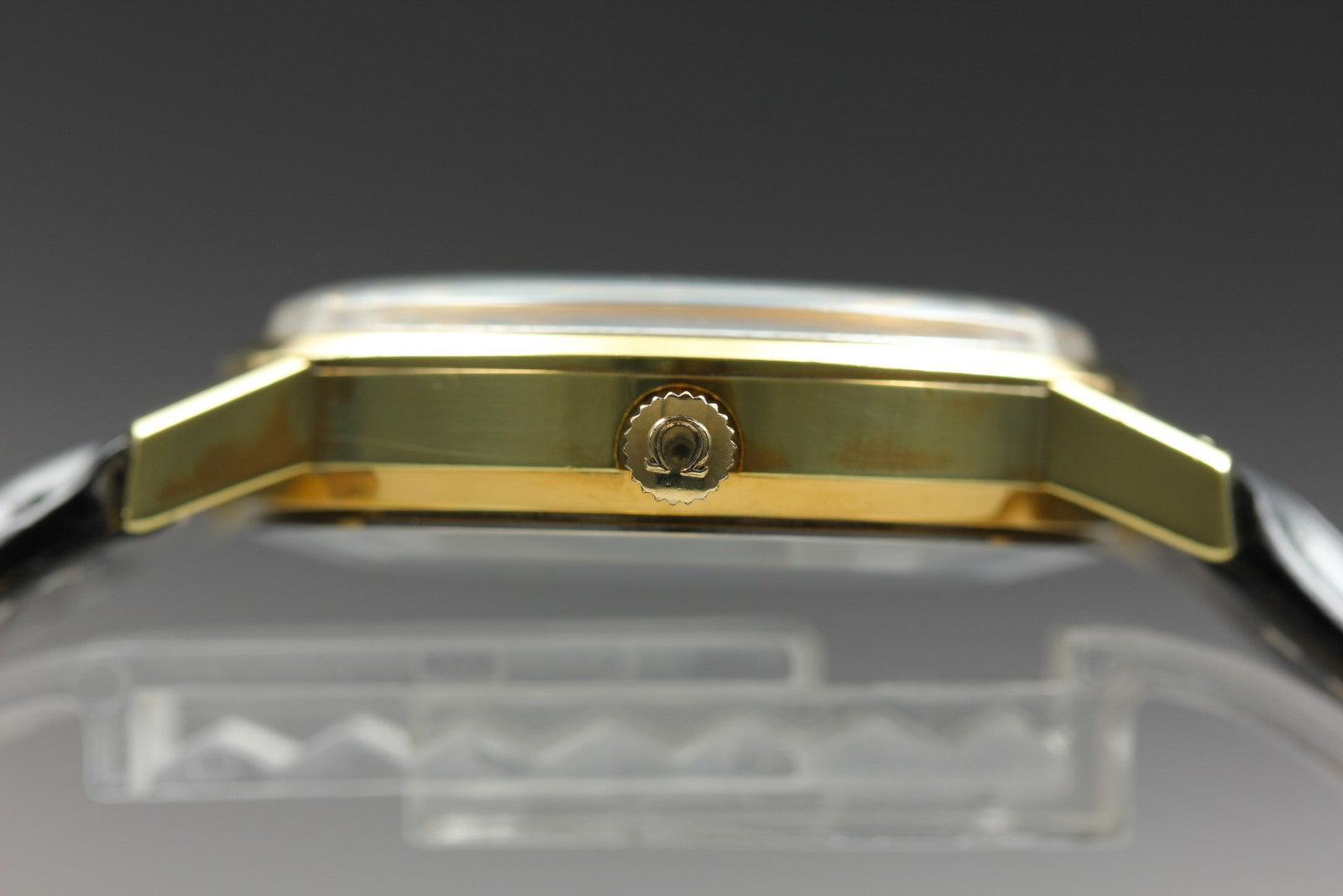 Vintage OMEGA Seamaster 166.0209 Cal.1022 Gold 34mm Day/Date AT Men's Watch