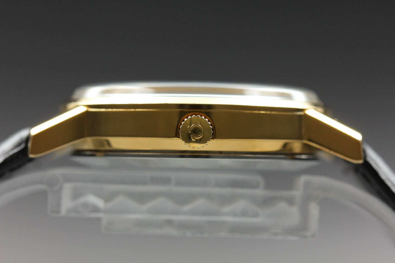 Vintage OMEGA Seamaster Gold 166.0209 Cal.1020 Day/Date 34mm AT Men's Watch