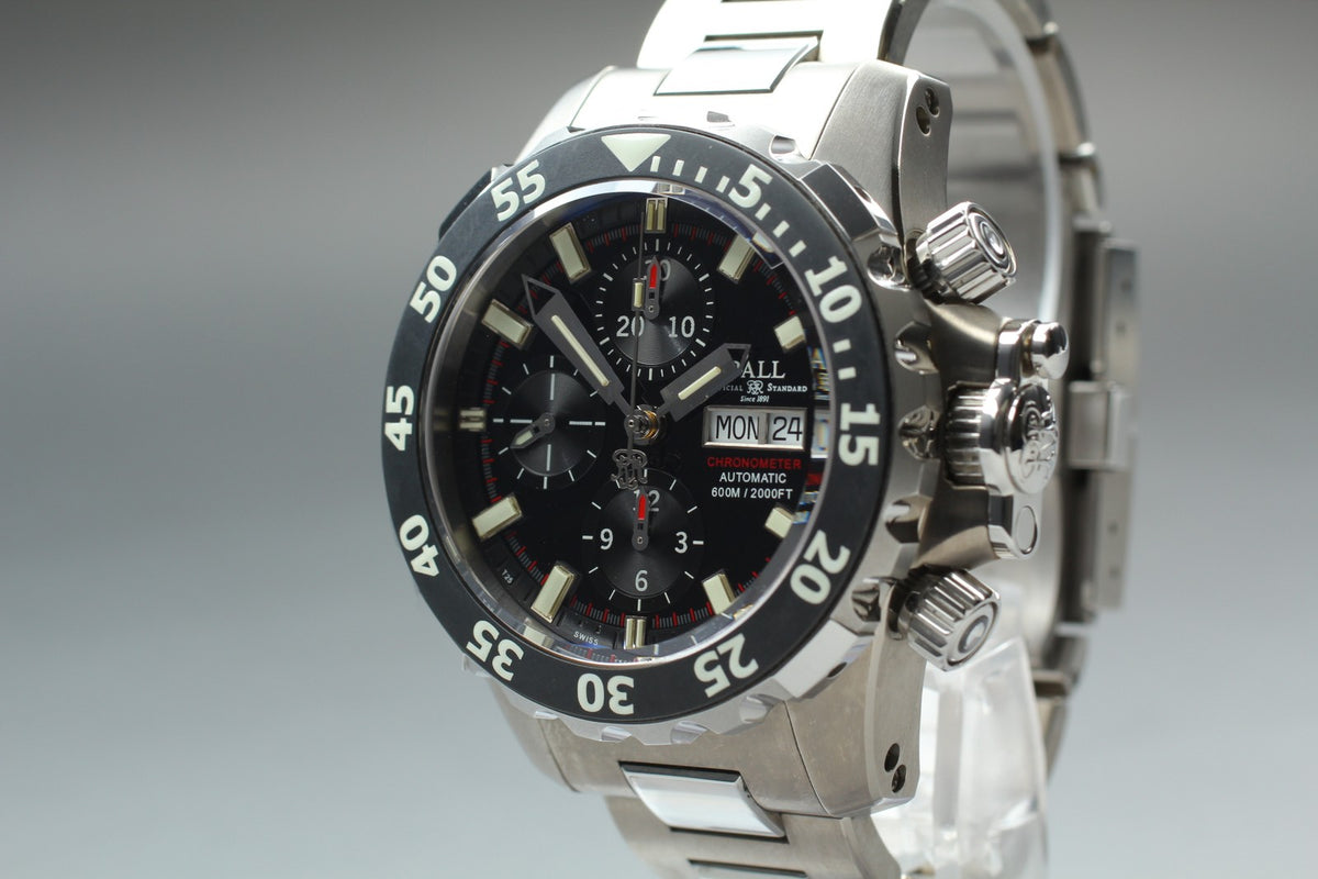 Ball Engineer Hydrocarbon Nedu DC3026A Automatic Chronograp Men's Watch 44mm JP