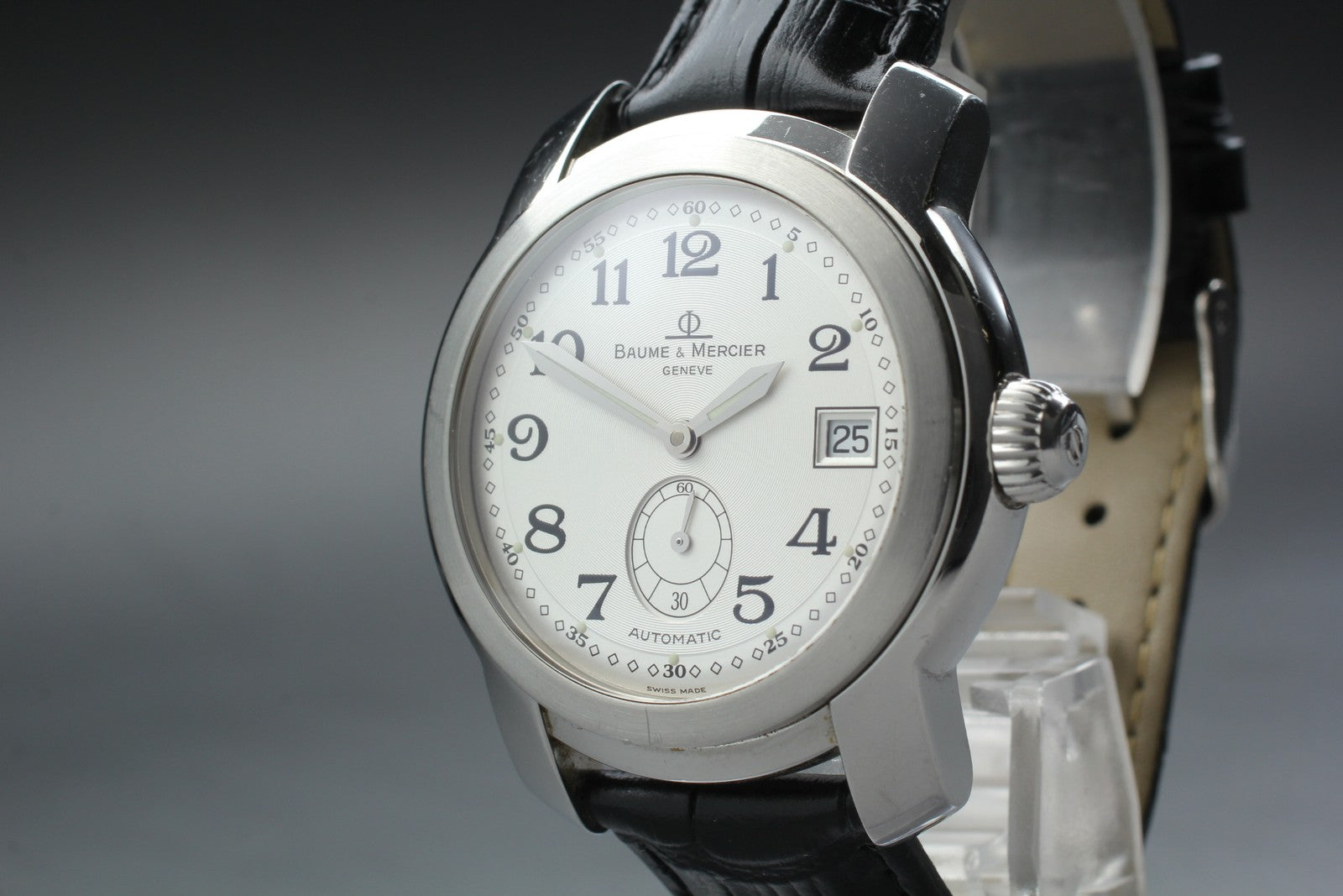 BAUME&MERCIER Capeland MV045221 Silver Automatic Date Men's Watch 37mm Japan