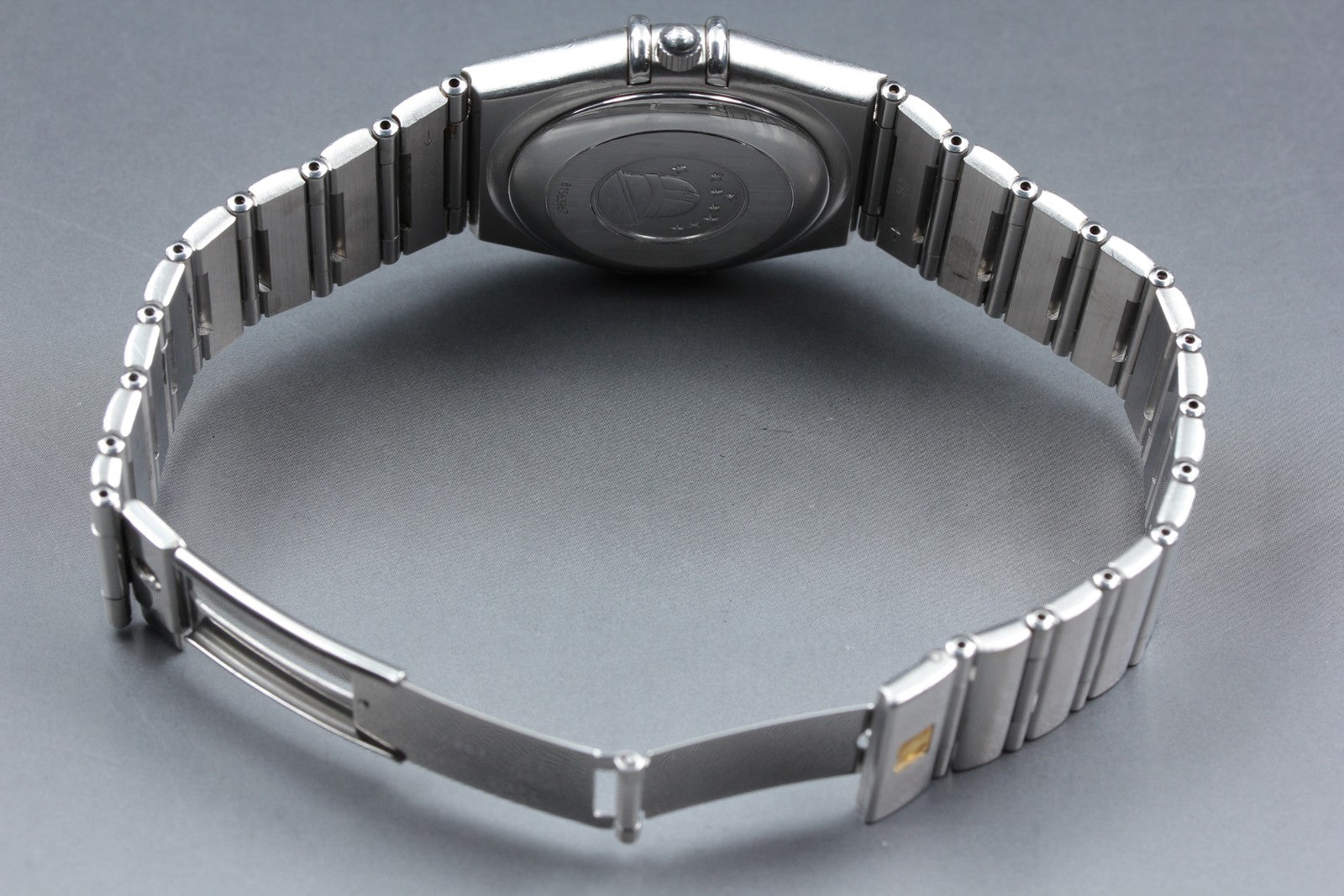 Vintage OMEGA Constellation 1502.3 Automatic White Date Men's Watch 35mm JAPAN