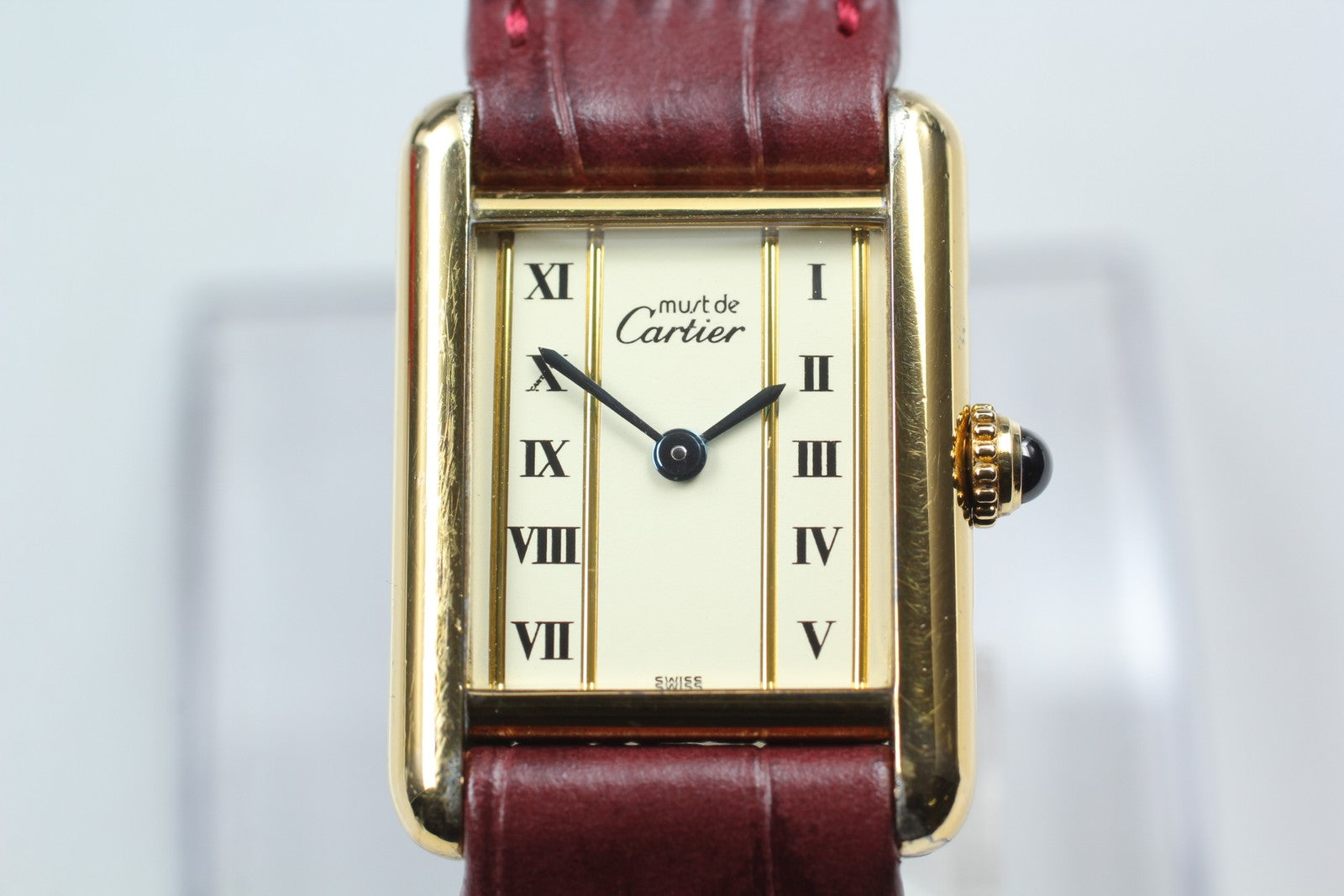 Vintage Cartier Must de Cartier Tank 5057001 SM 20mm Women's Quartz Watch