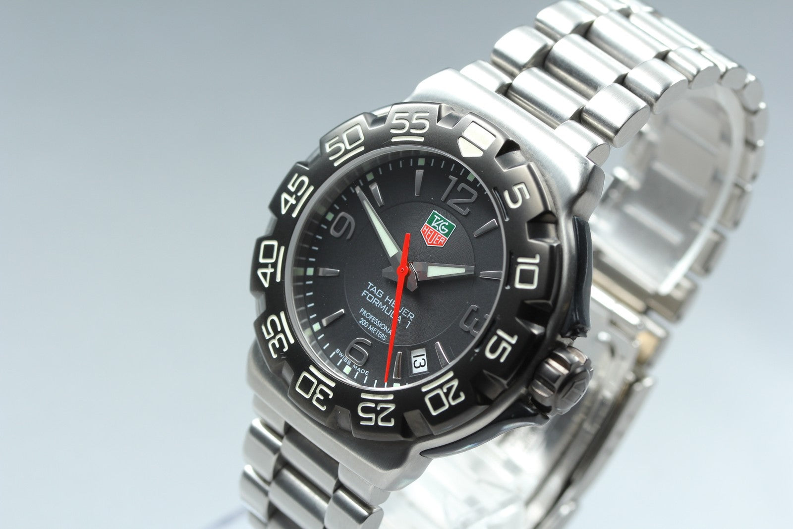 New Batt TAG Heuer Formula 1 WAC1110-0 Quartz Black Men's Watch 40mm JAPAN Box