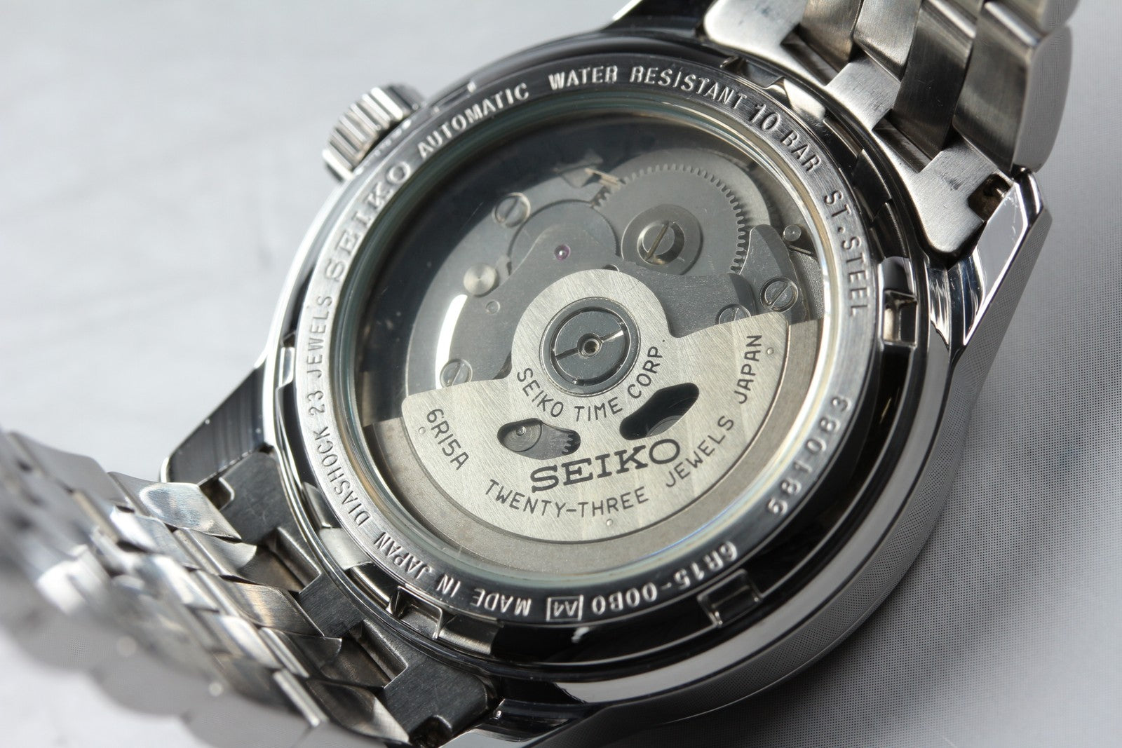 SEIKO SPIRIT 6R15-00B0 SCVS009 Date 36mm Automatic Men’s Watch JAPAN