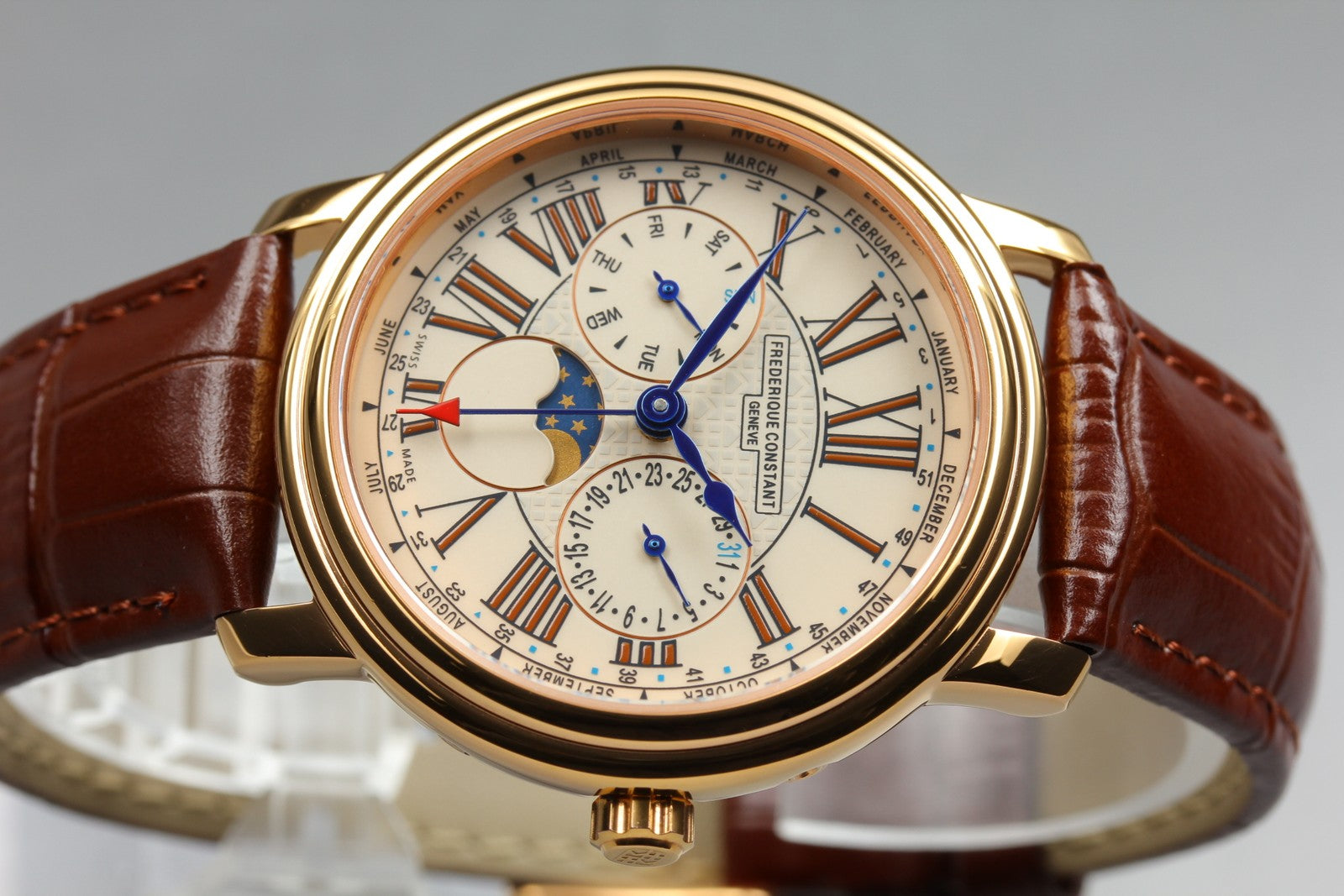 Overhauled FREDERIQUE CONSTANT FC-270X3P4/5/6 Quartz Men's Watch 38mm JAPAN
