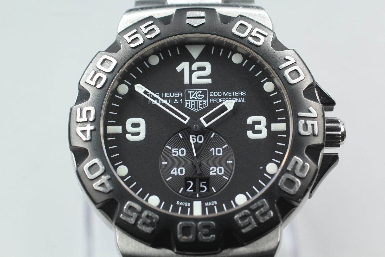 TAG Heuer Formula 1 WAH1010 Black Dial Quartz Men's Watch 44mm From JAPAN
