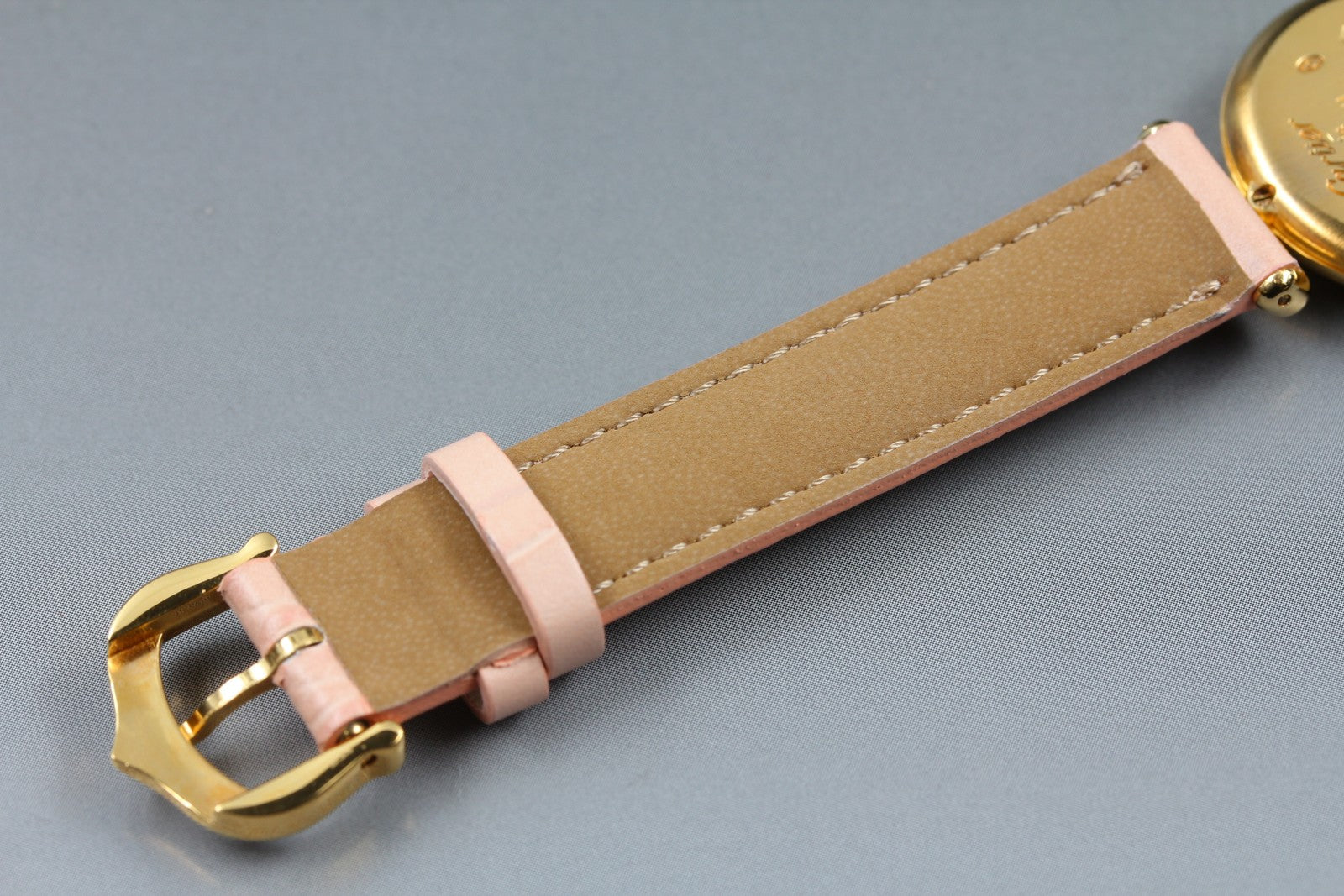 Vintage Cartier Must Colisee Vermeil 590002 Pink Gold Women's Quartz Watch