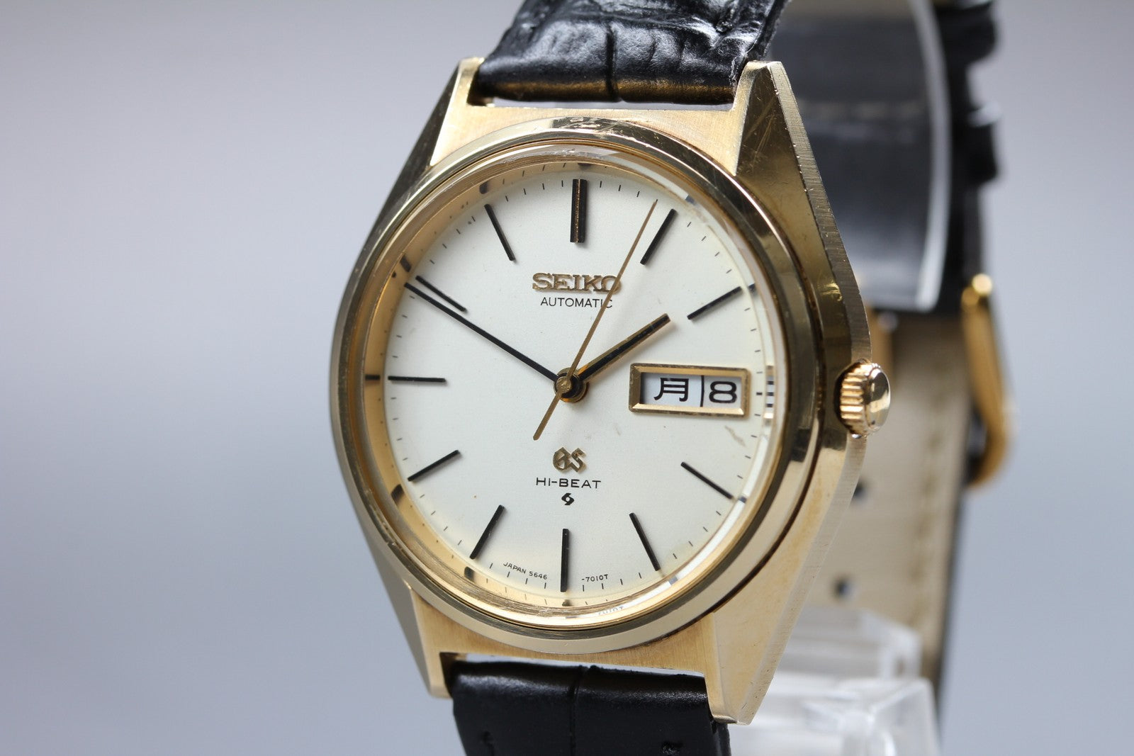 Vintage SEIKO Grand Seiko GS 5646−7010 Automat Men's Watch 36mm JAPAN