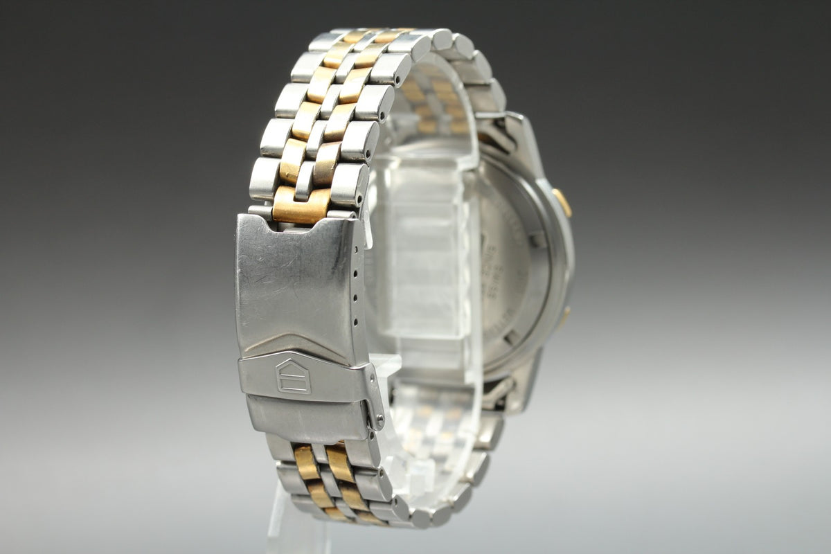 TAG Heuer Professional 955.713G Quartz Ivory Dial Date Men's Watch 36mm JAPAN