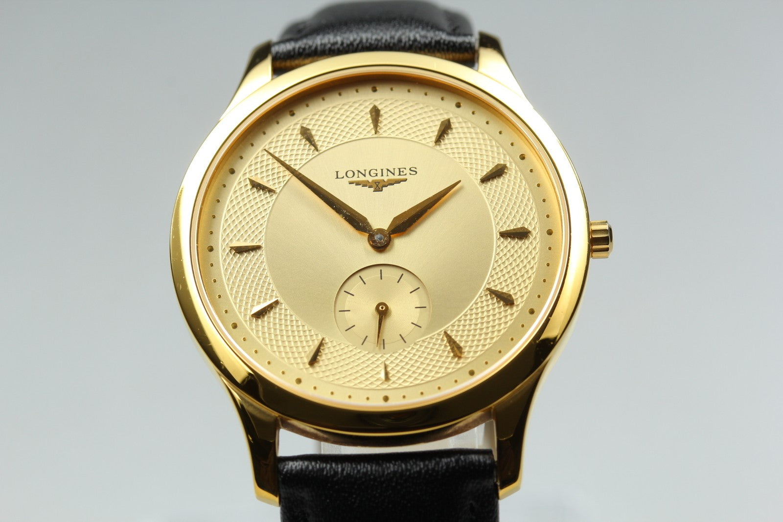 New Batt LONGINES La Grand Classic L4.706.2 Gold Quartz Men's Watch 36mm JAPAN