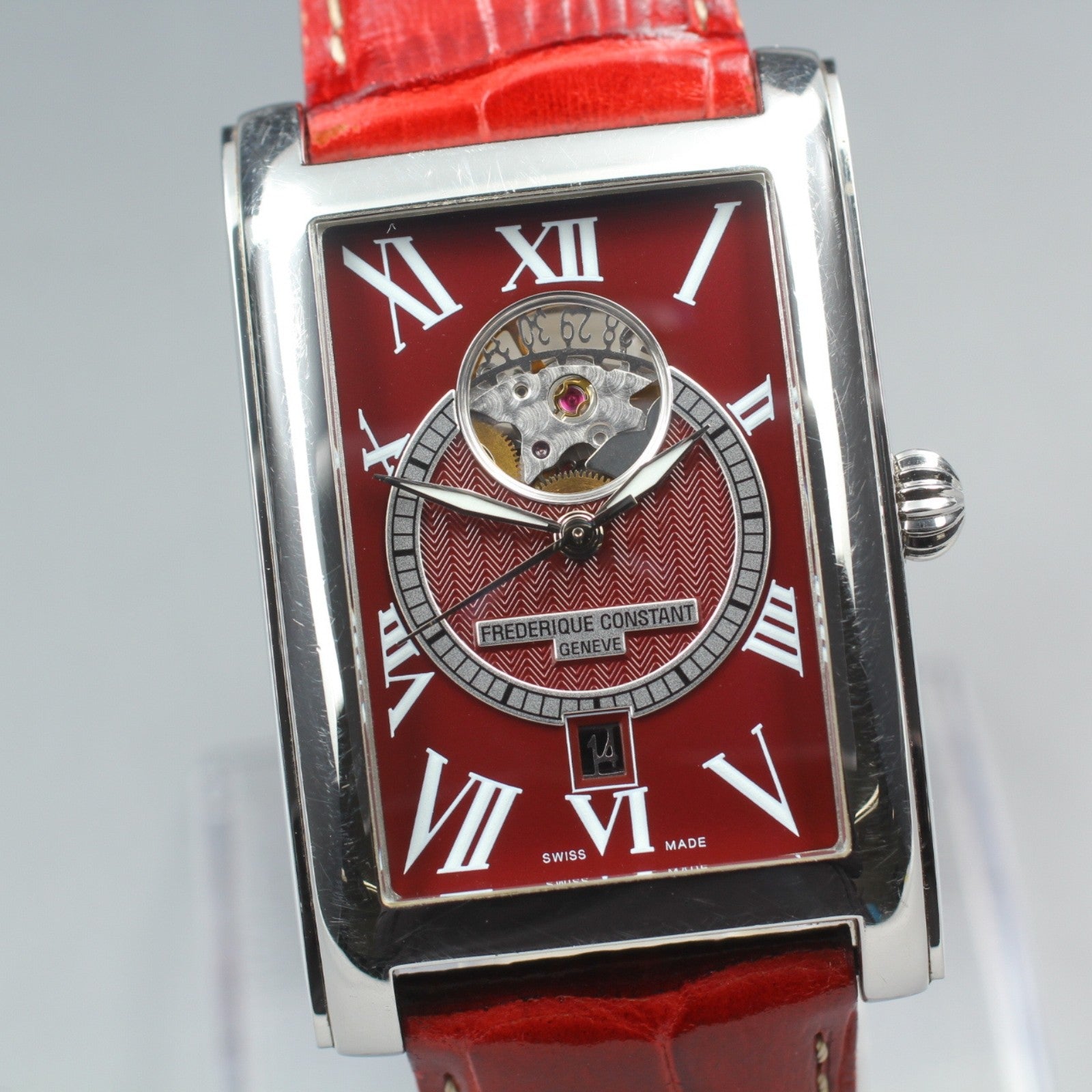 FREDERIQUE CONSTANT FC-315BRG4C26 Automatic World Limited Red Men's Watch 31mm