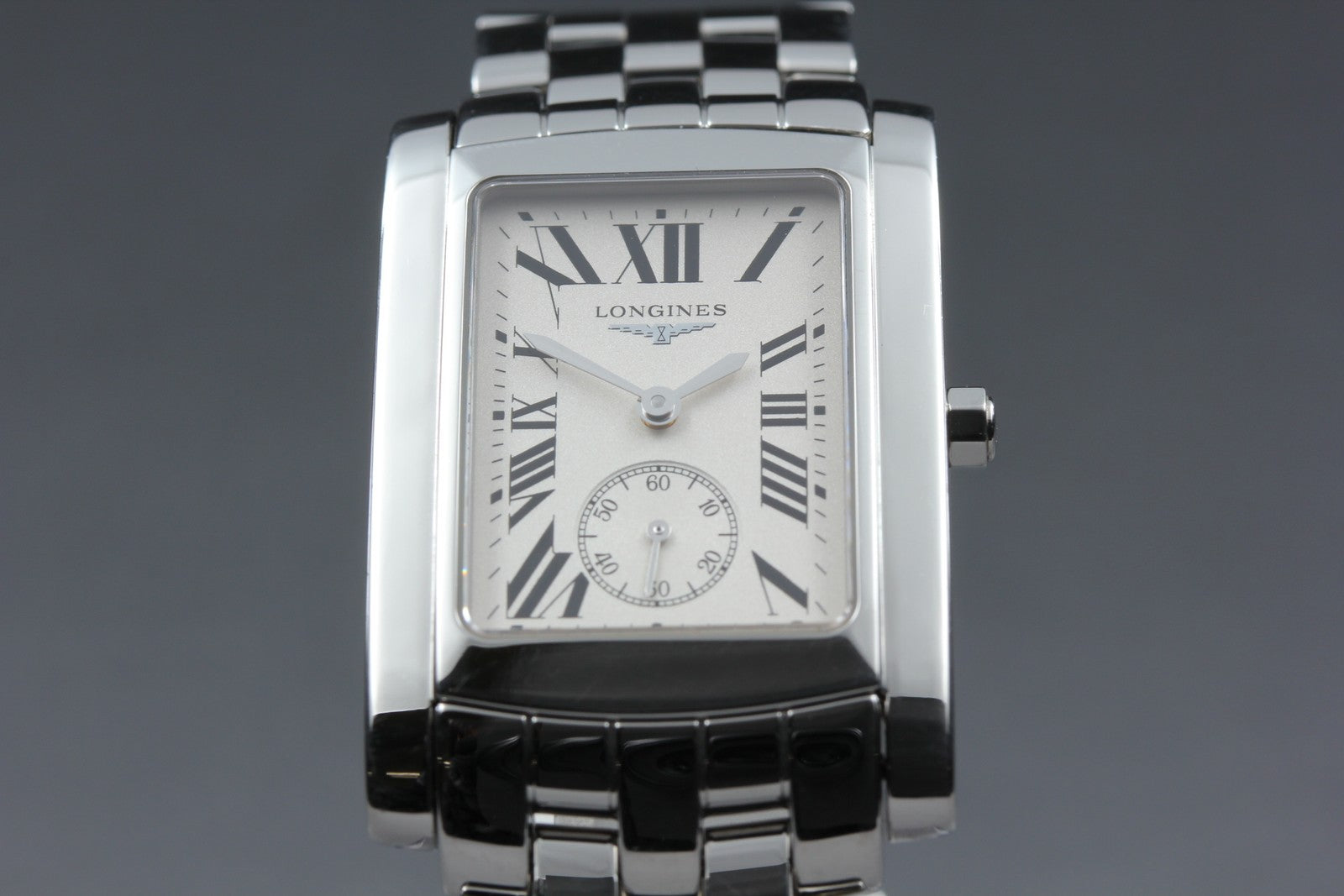 New Batt LONGINES DolceVita L5.655.4 White Unisex Quartz Watch 26mm JAPAN Box