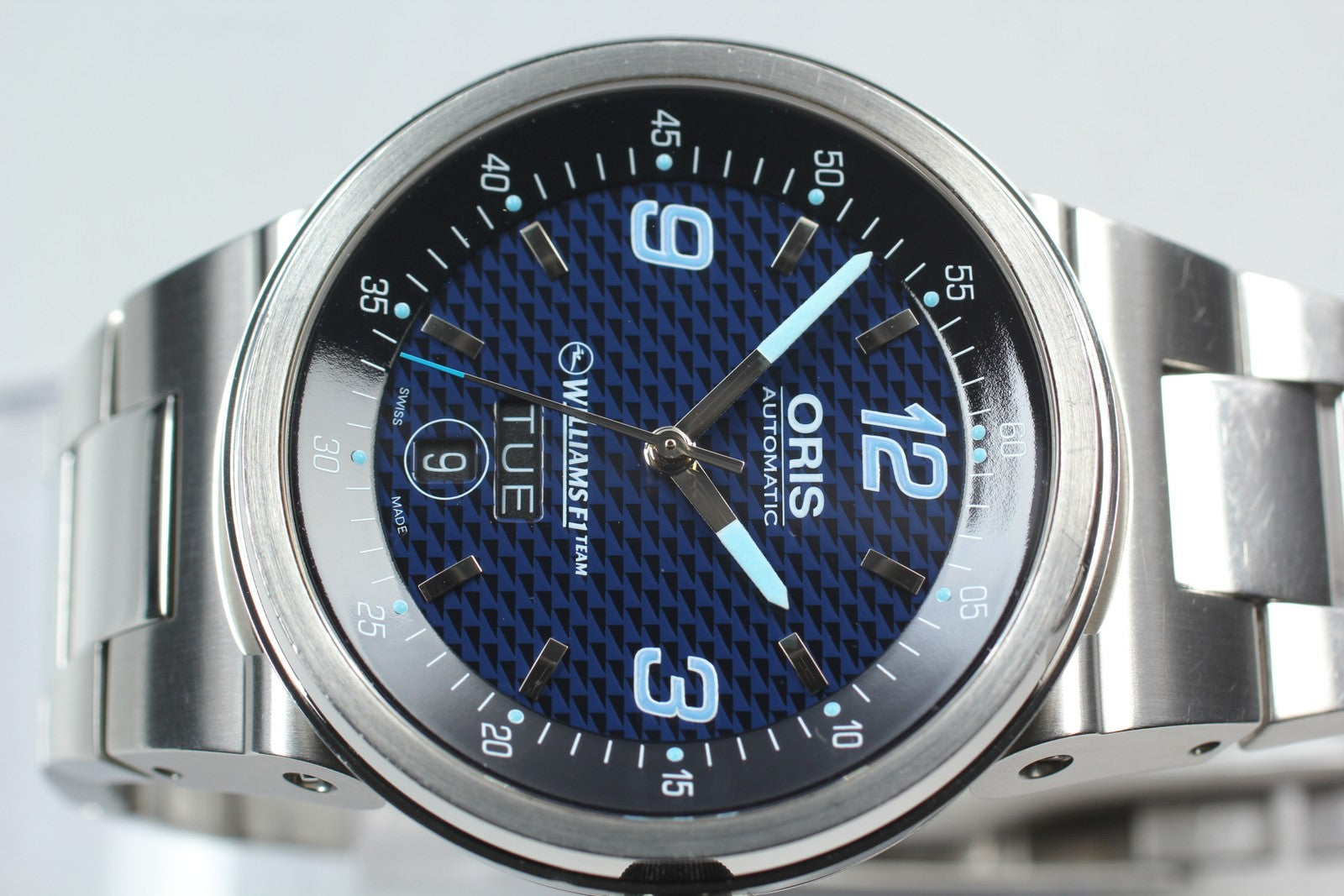 ORIS Williams F1 Team Day Date 7560 Automatic Blue Dial Automatic Men's Watch