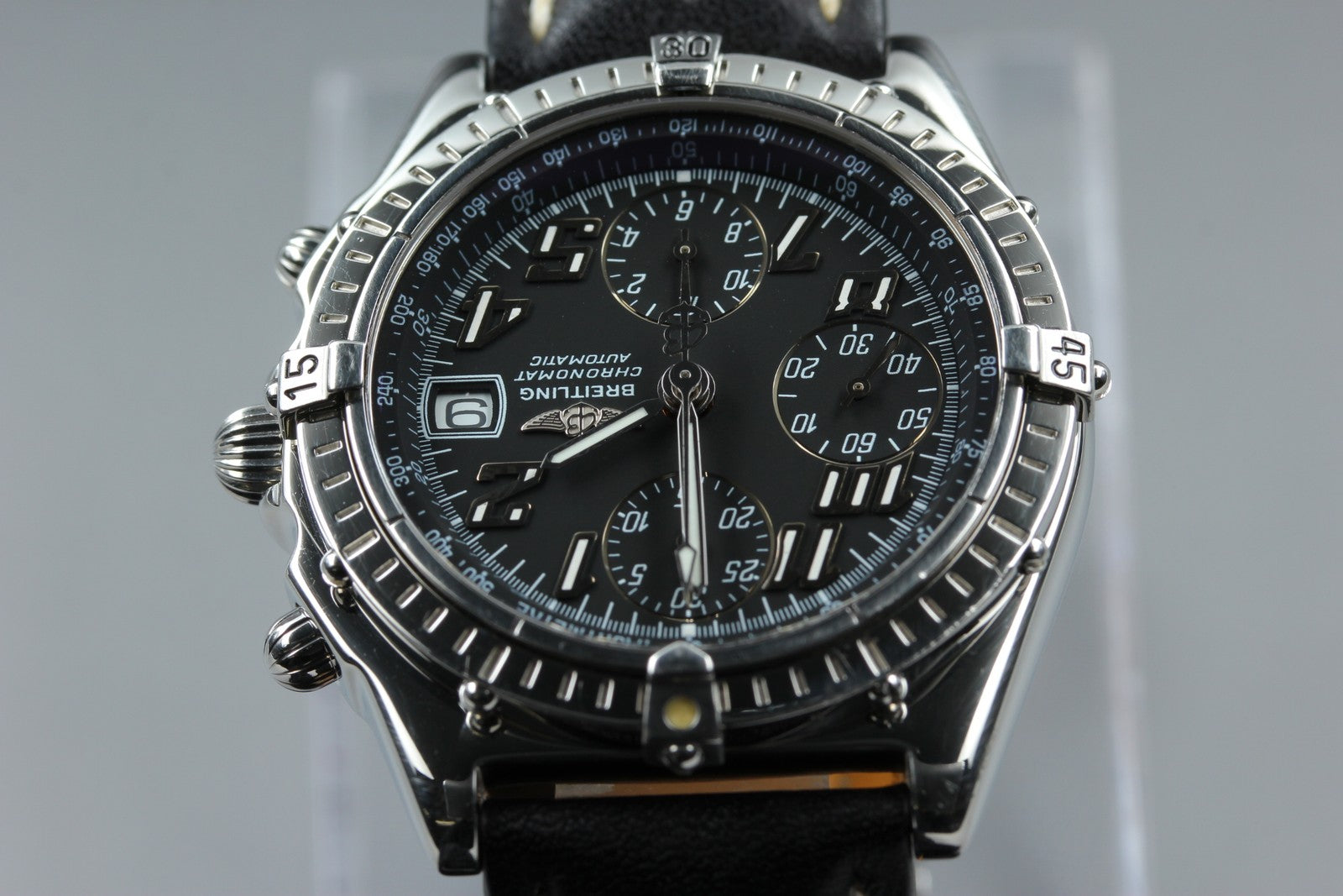 Breitling Chronomat A13050.1 Chronograph Black Dial Automatic 39mm Men's Watch