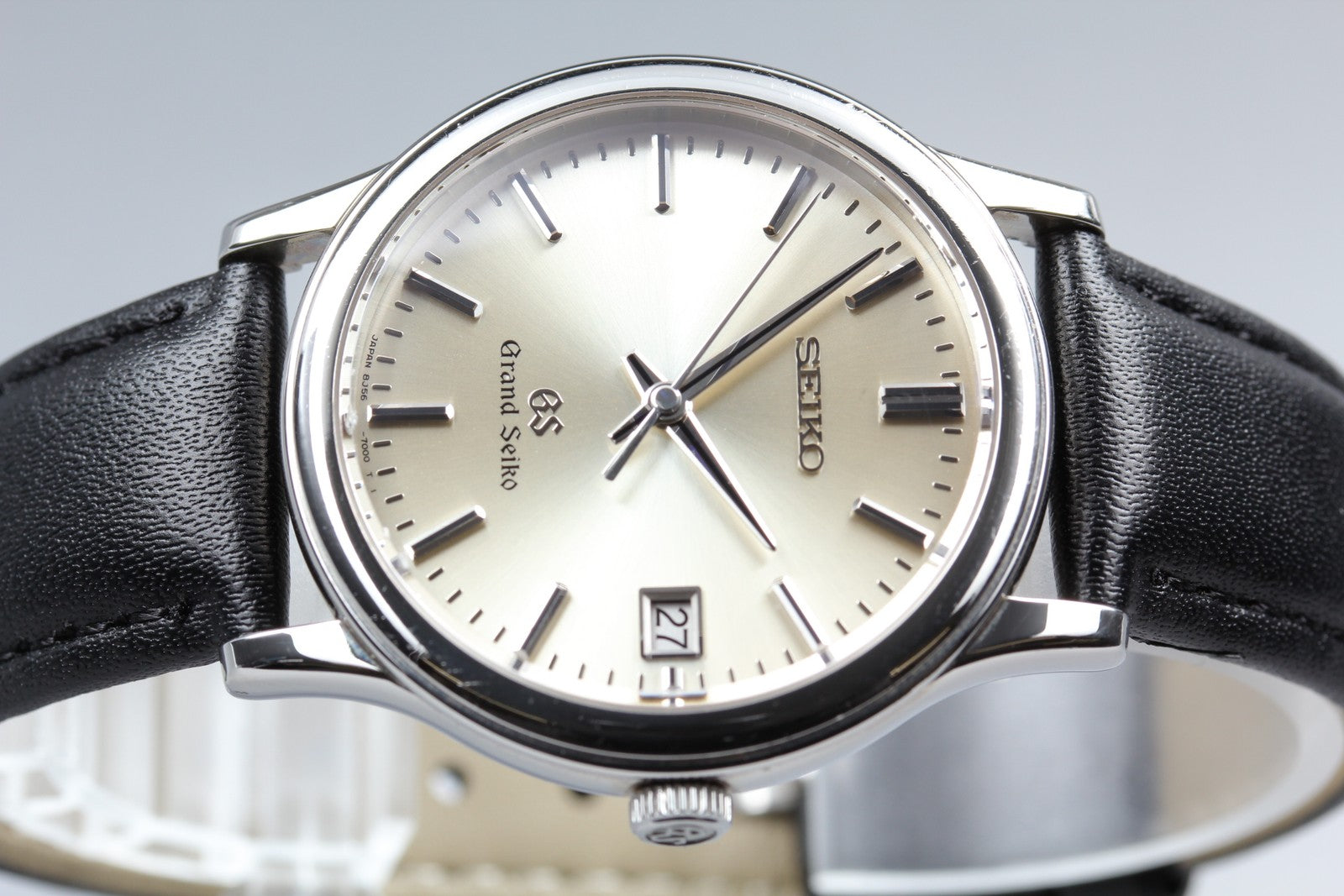 New Batt Vintage SEIKO Grand Seiko 8J56-7000 SBGF013 Quartz Men's Watch 34mm JP