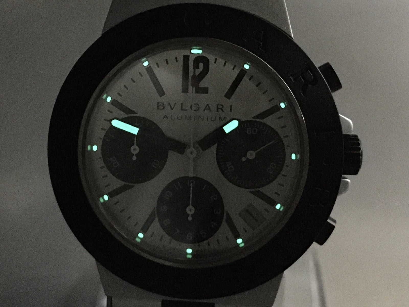 BVLGARI Diagono AC38TA Automatic Chronograph Men's Watch 38mm JAPAN Box