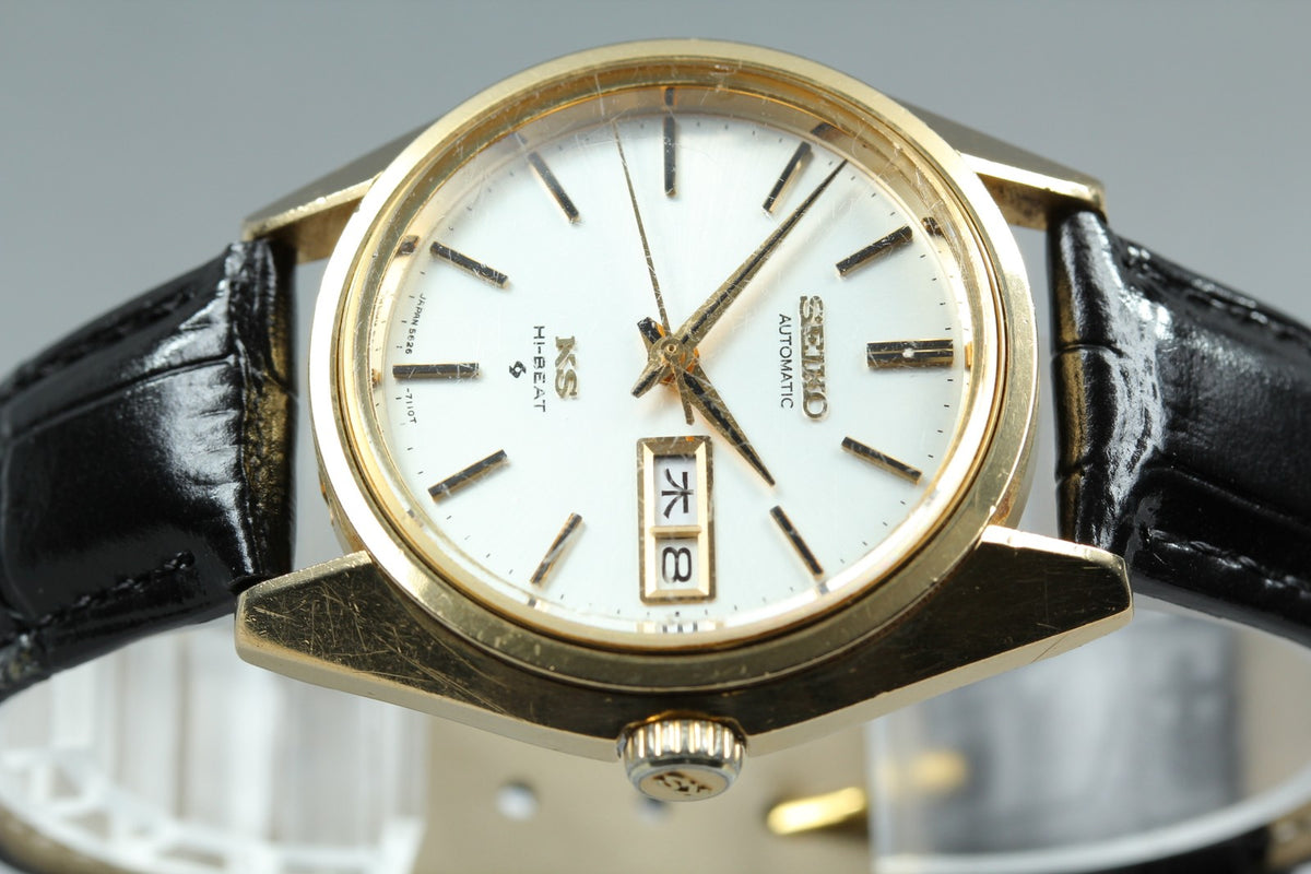 Vintage SEIKO King Seiko KS 5626-7110 Automatic Day/Date Men's Watch 37mm JAPAN