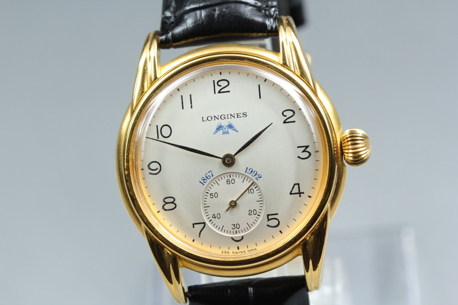 Vintage LONGINES Longines 125th Anniversary 5254 Manual Men's Watch 33mm JAPAN